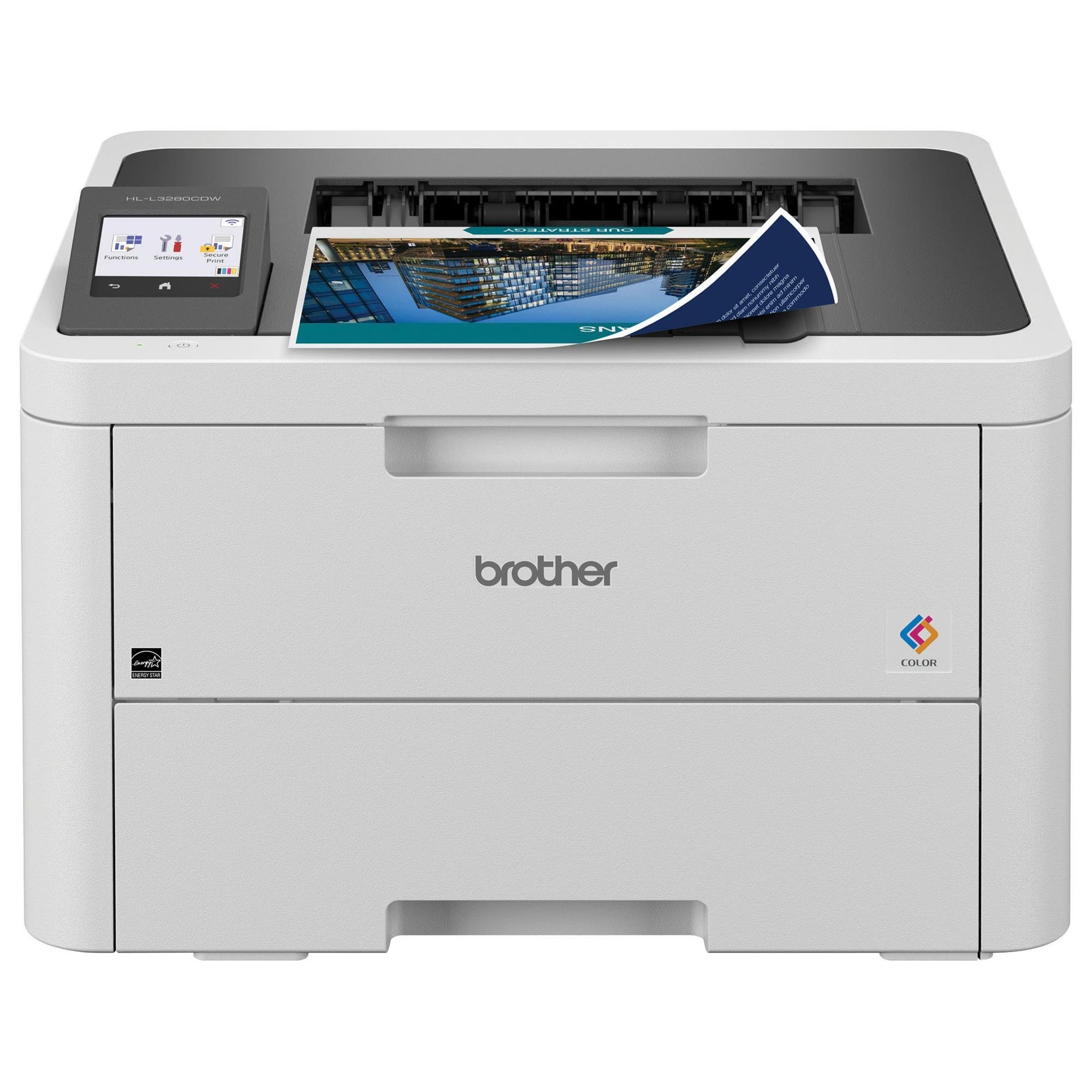 Brother Compact Digital Color Laser Printer in White | Shop NFM