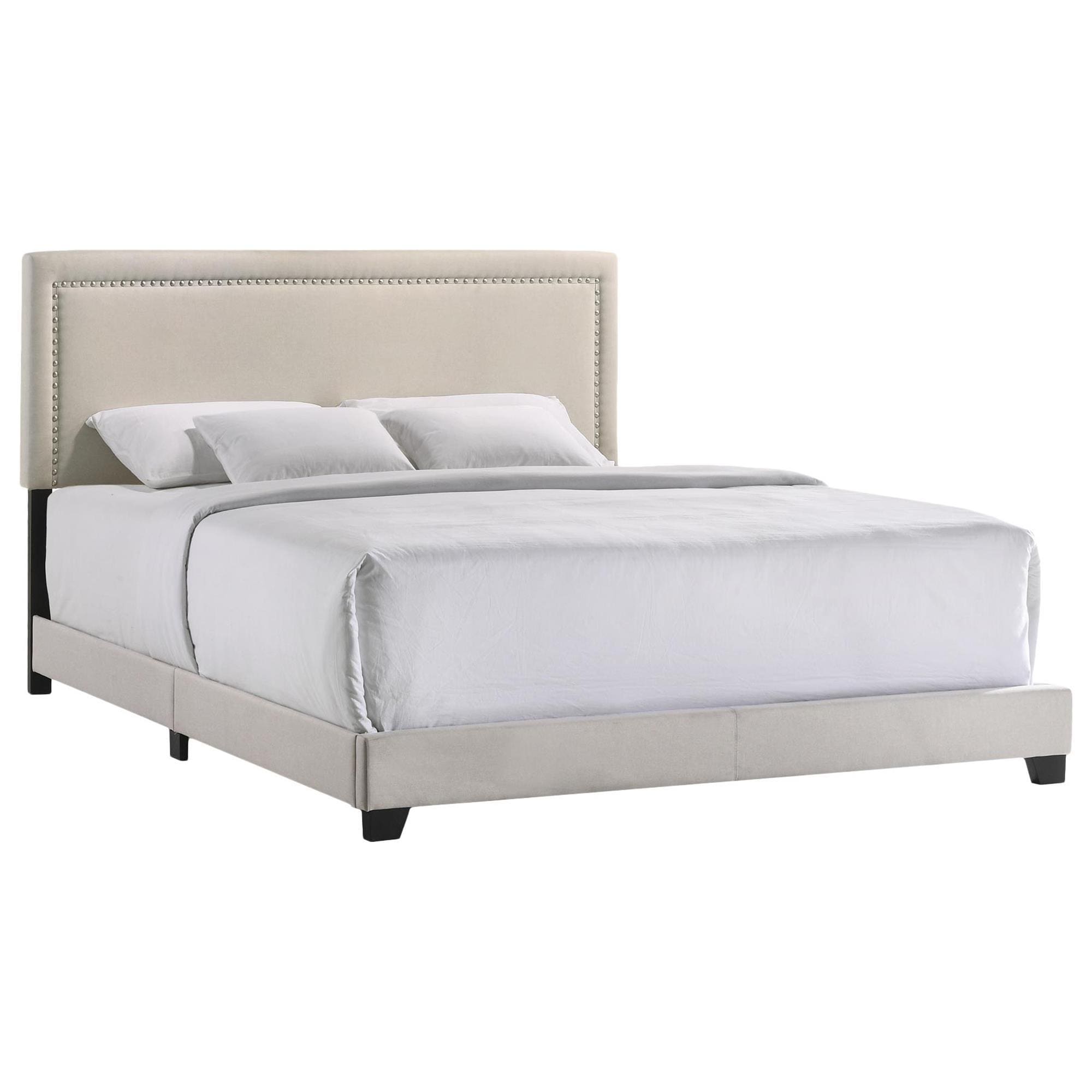 Hawthorne Furniture Zion Upholstered King Bed in Fog | Shop NFM