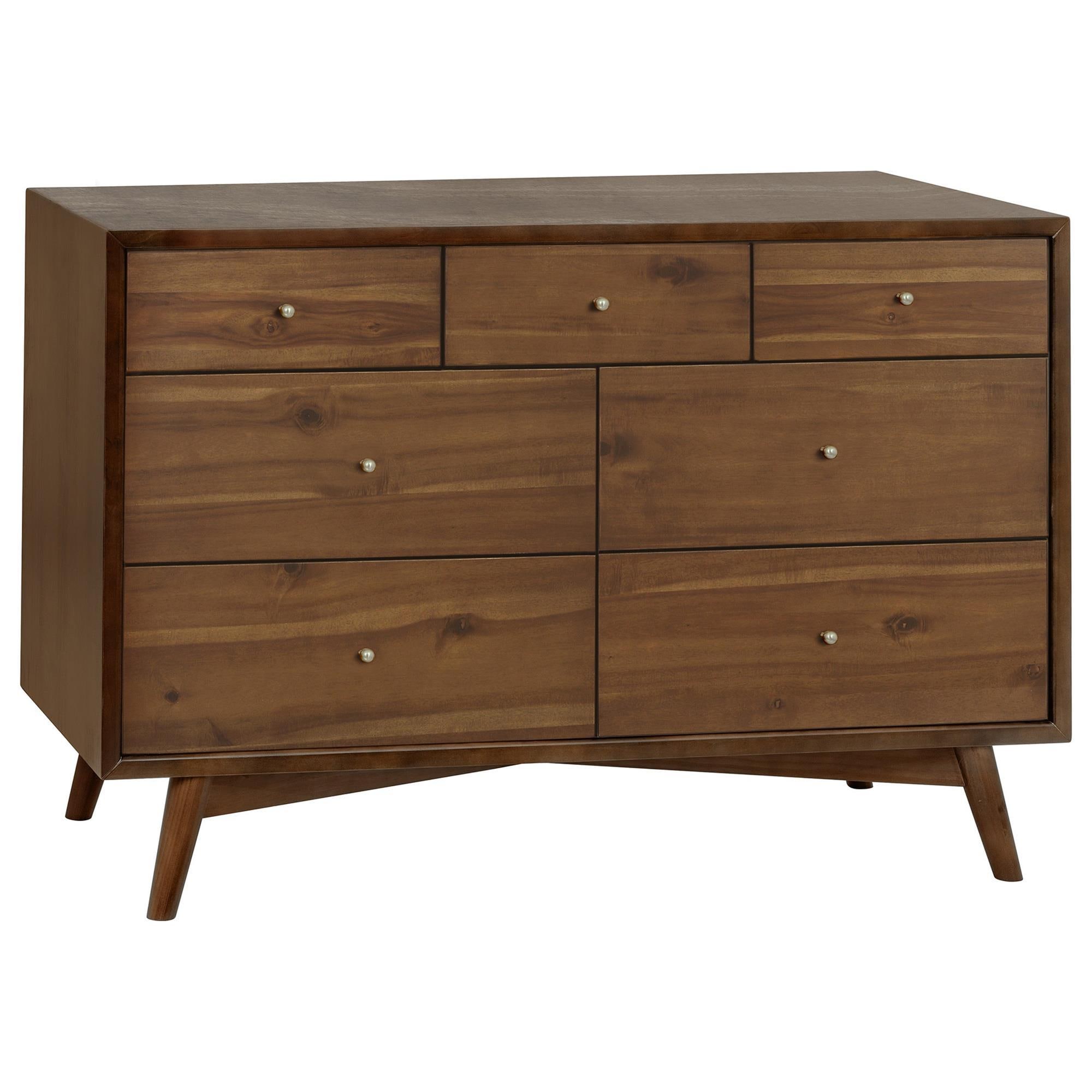 Babyletto Palma 7-Drawer Double Dresser in Natural Walnut | Shop NFM