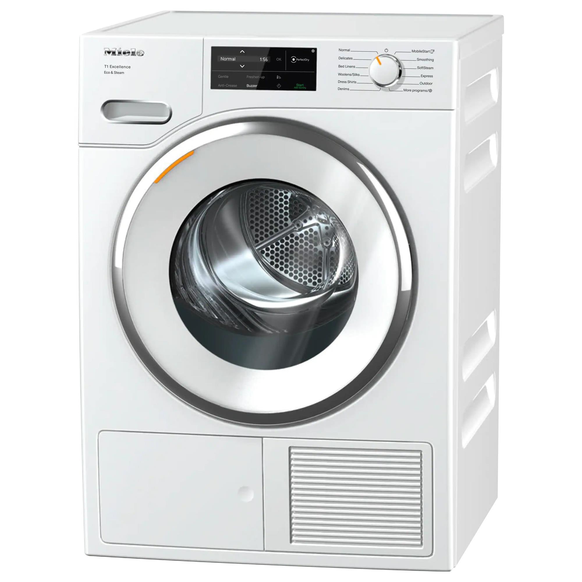 Miele 4.02 Cu. Ft. Front Loading Heat Pump Dryer in White | NFM