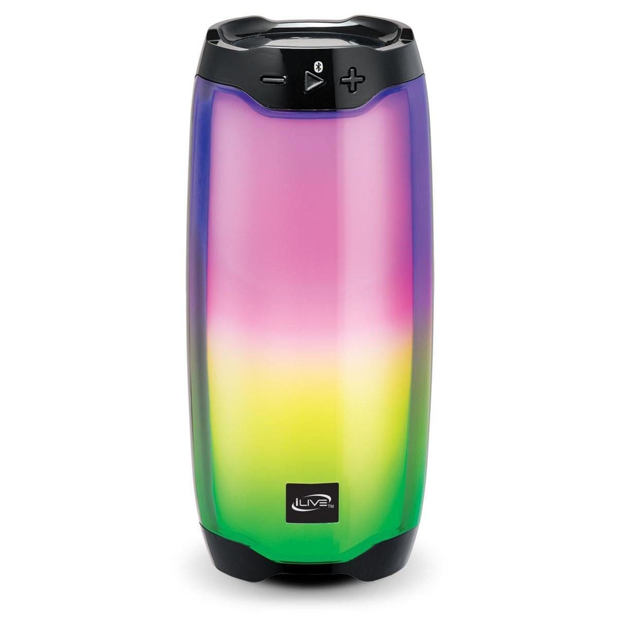 Ilive portable bluetooth wireless sales speaker with led light effects