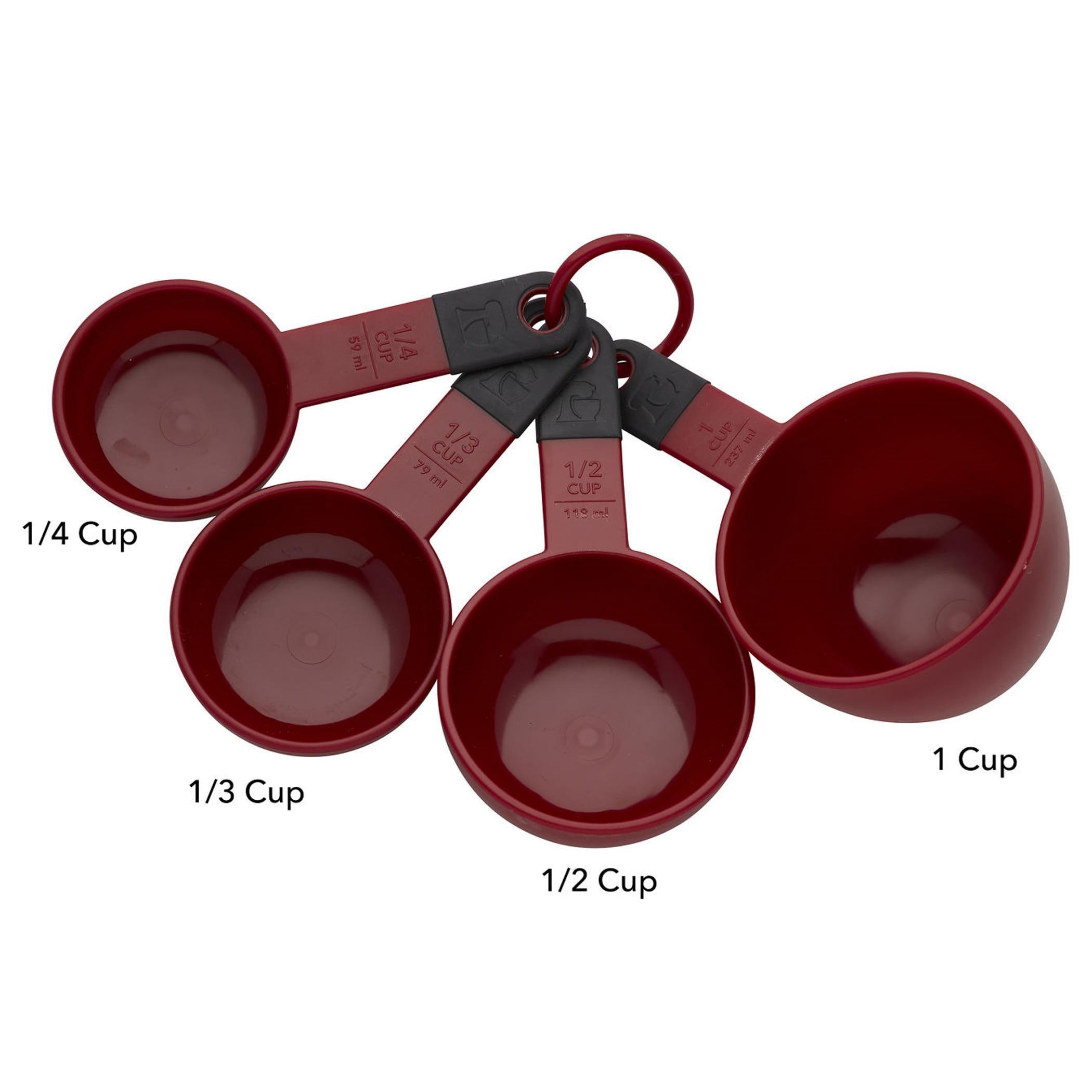 KitchenAid Measuring Cups and Spoons Set in Red