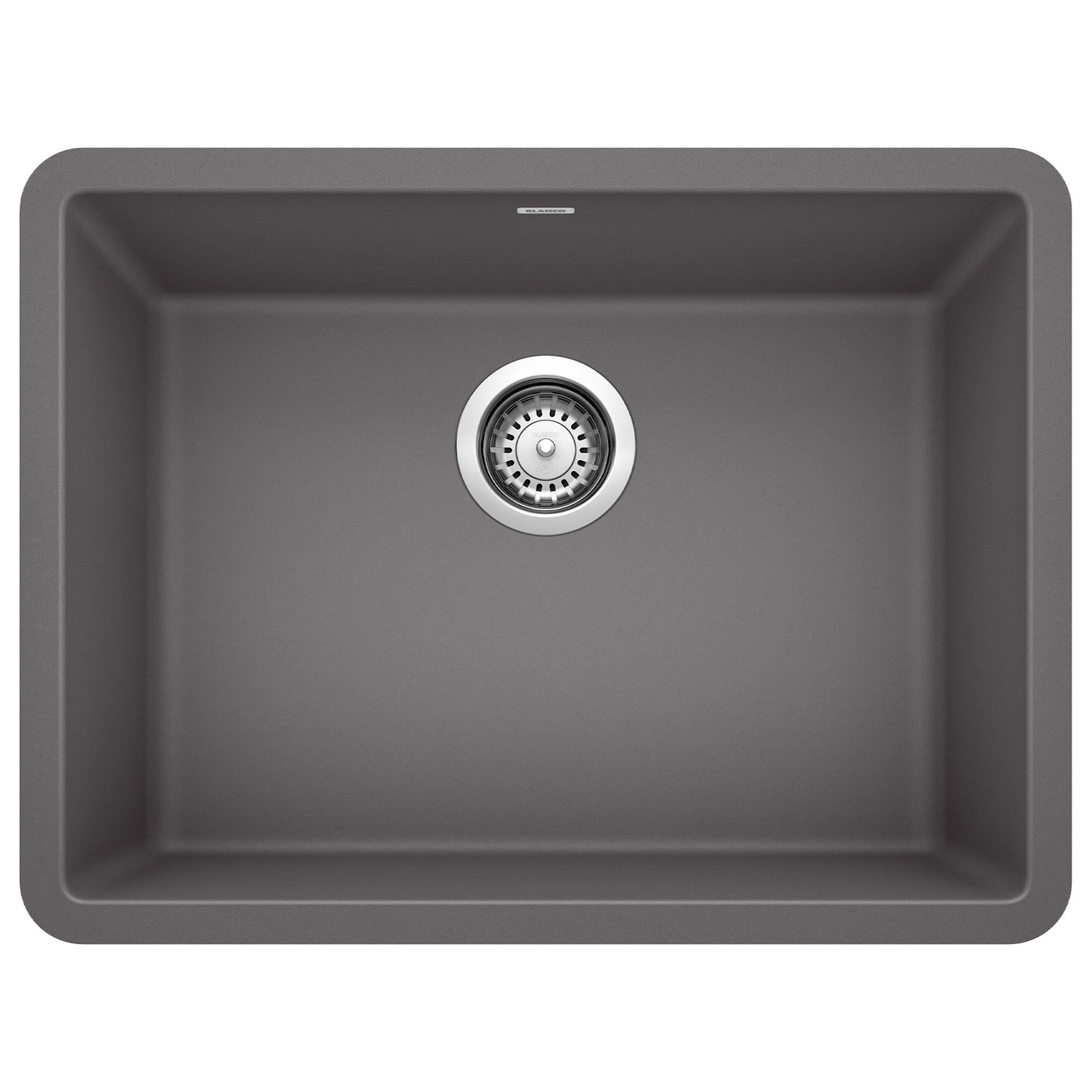 Blanco Precis 24 Single Bowl Kitchen Sink In Cinder Shop NFM   5023967 1 