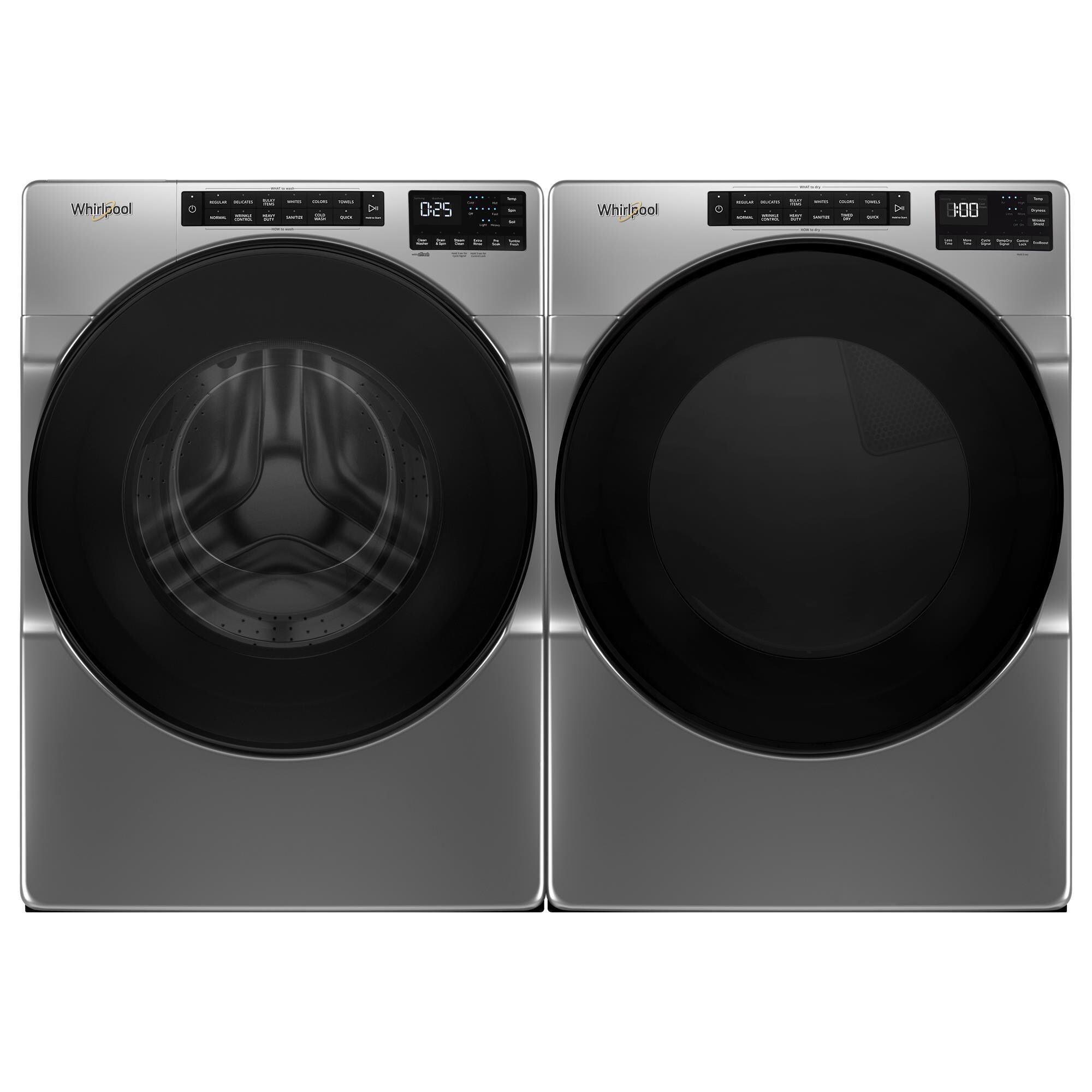 Whirlpool 4.5 Cu. Ft. Front Load Washer and 7.4 Cu. Ft. Gas Dryer