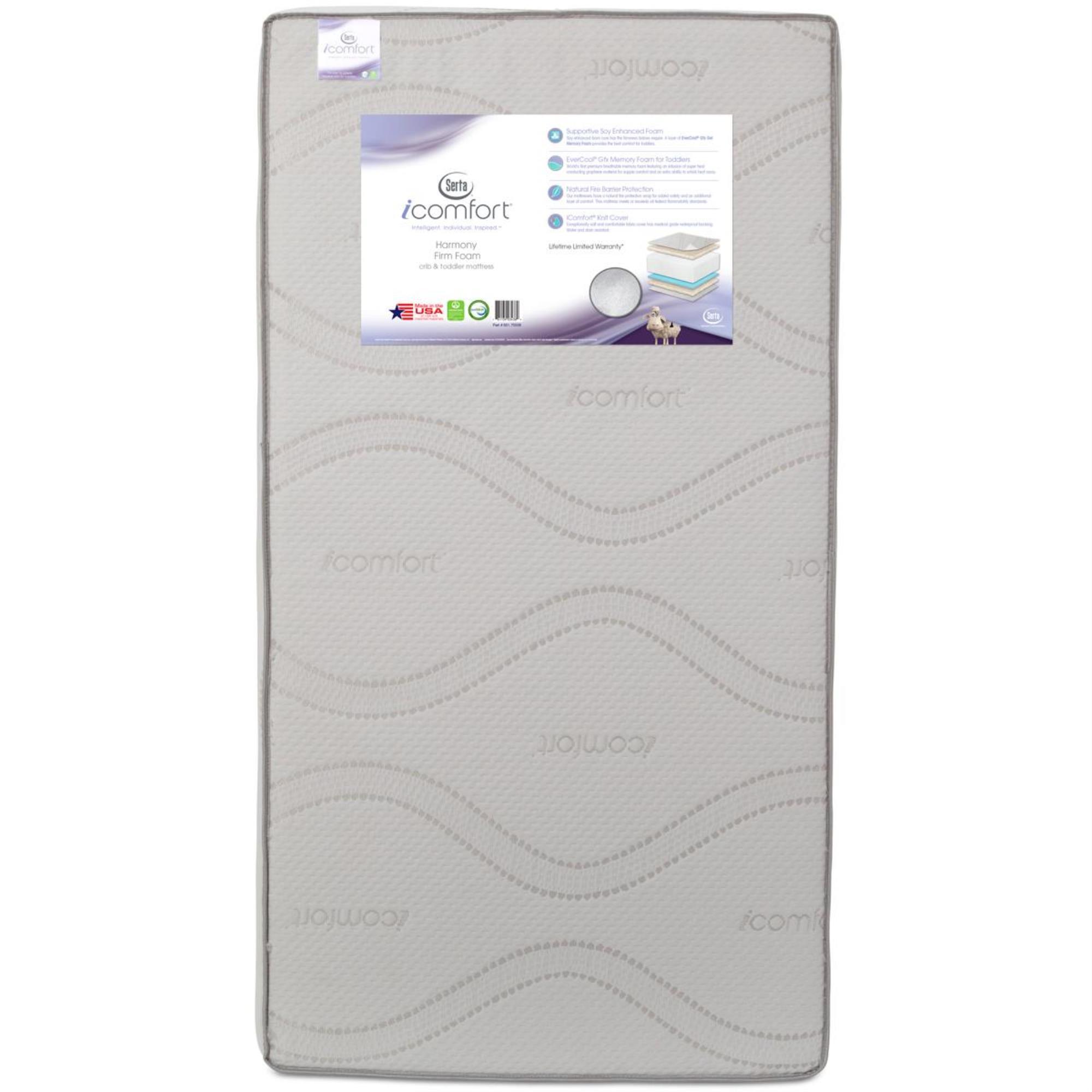 serta icomfort harmony crib mattress