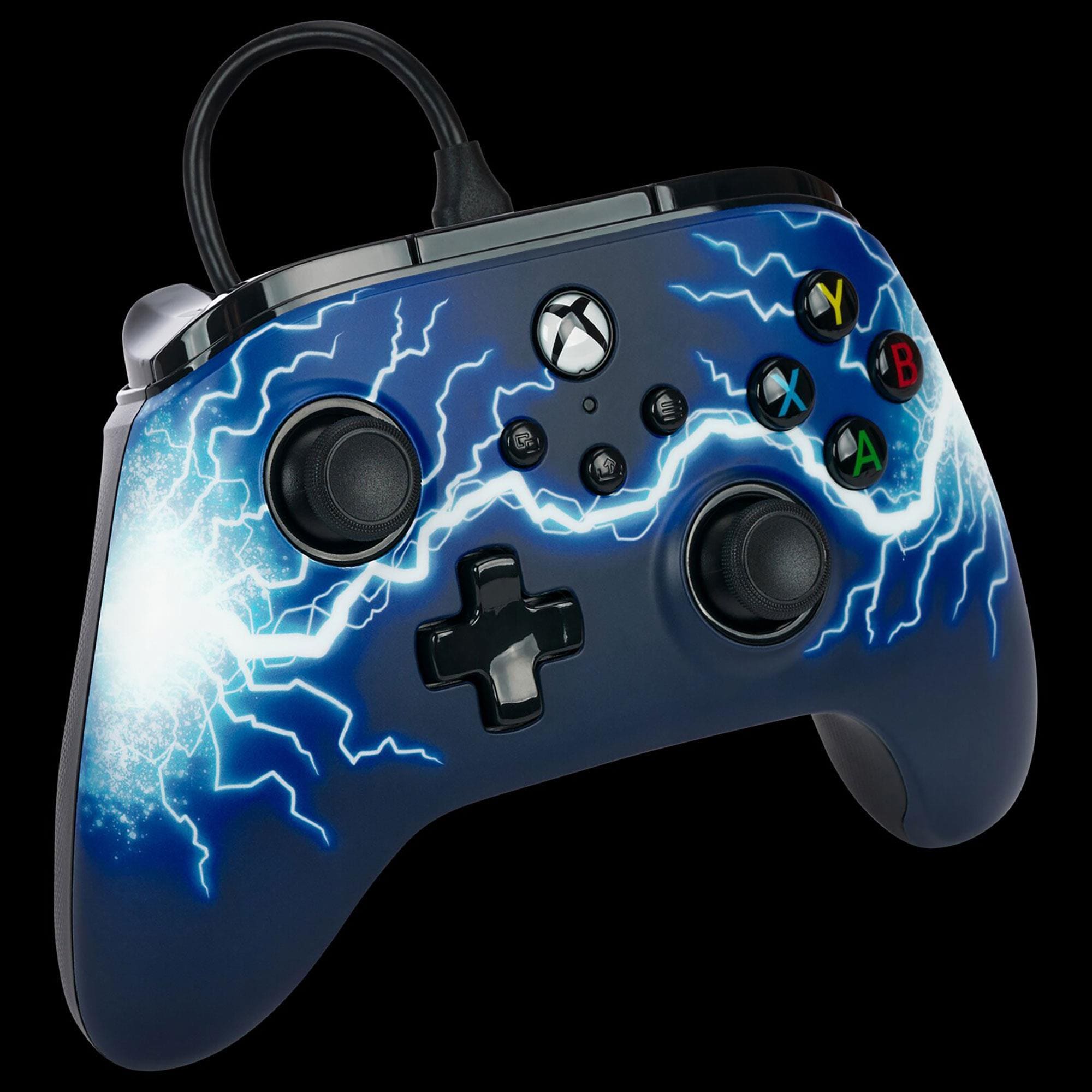 PowerA Advantage Wired Controller for Xbox Series X|S in Arc Lightning ...