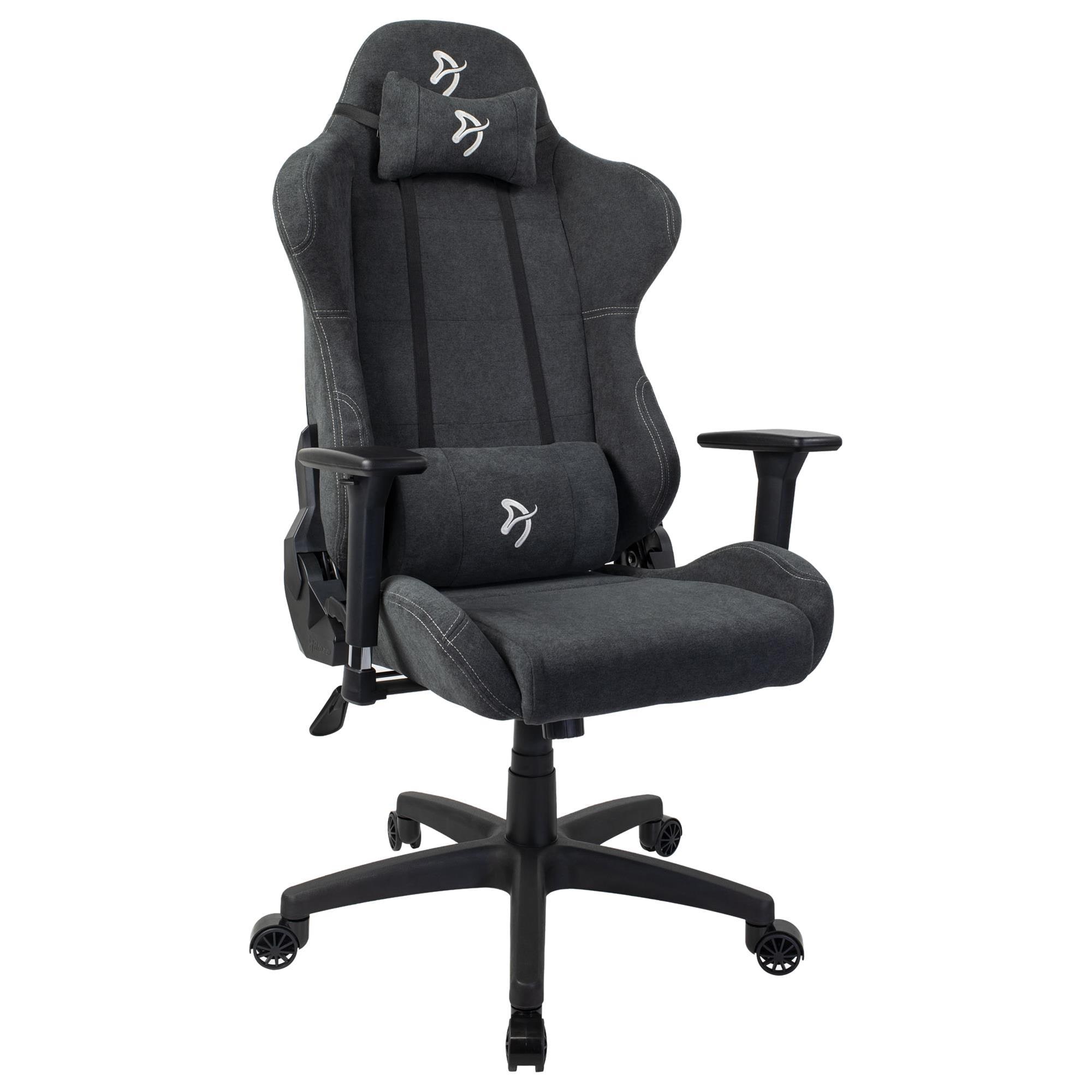 Arozzi Toretta Soft Fabric Gaming Chair in Dark Grey