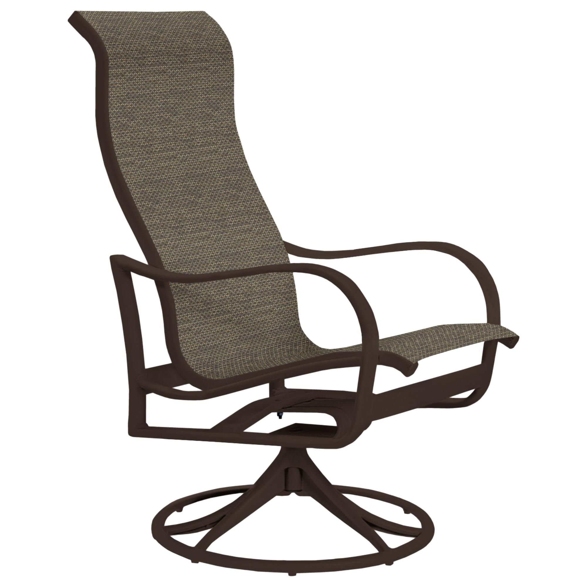 tropitone shoreline sling swivel rocker