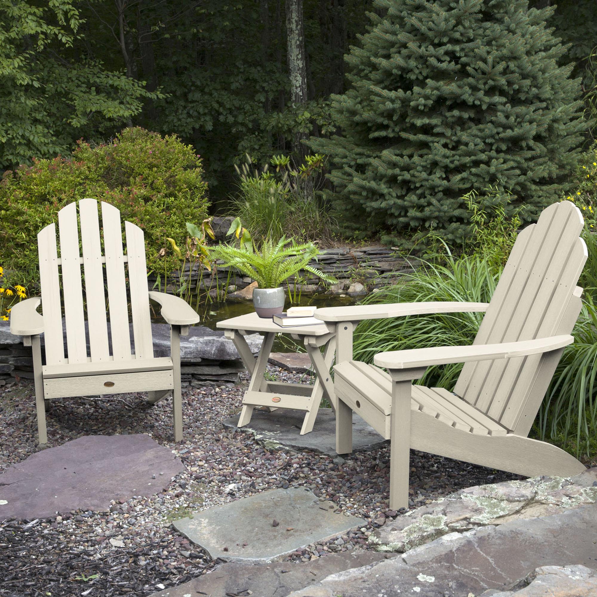 Highwood USA Classic Westport 3-Piece Adirondack Chair Set in