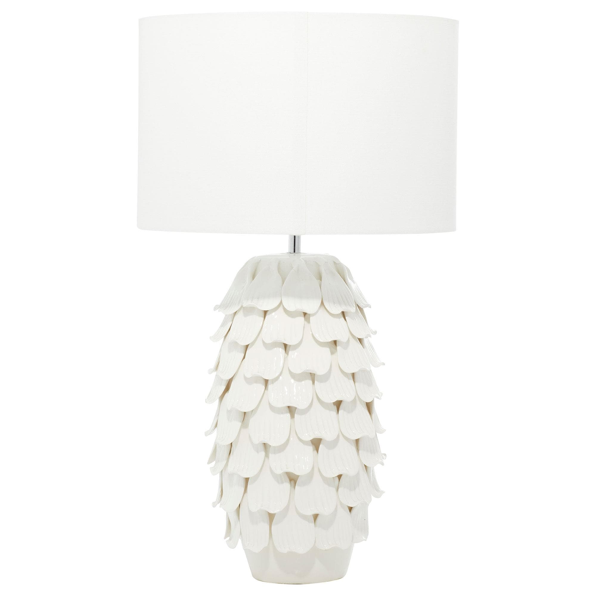 Artichoke White Table Lamp