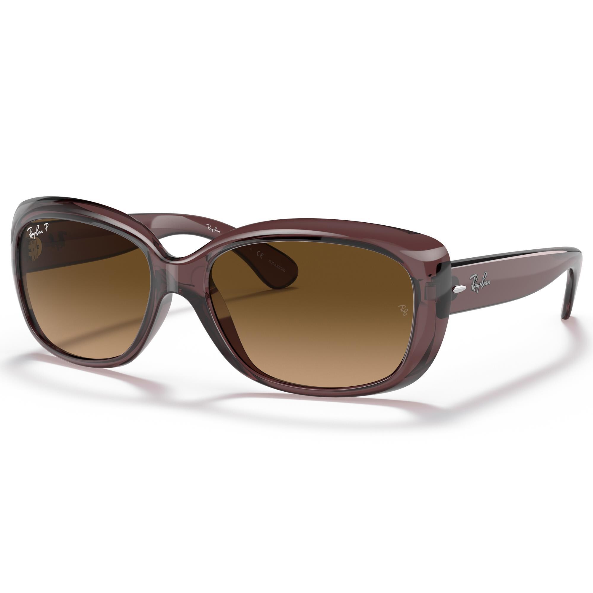 Ray Ban Jackie Ohh Sunglasses with Brown Polarized Lenses in