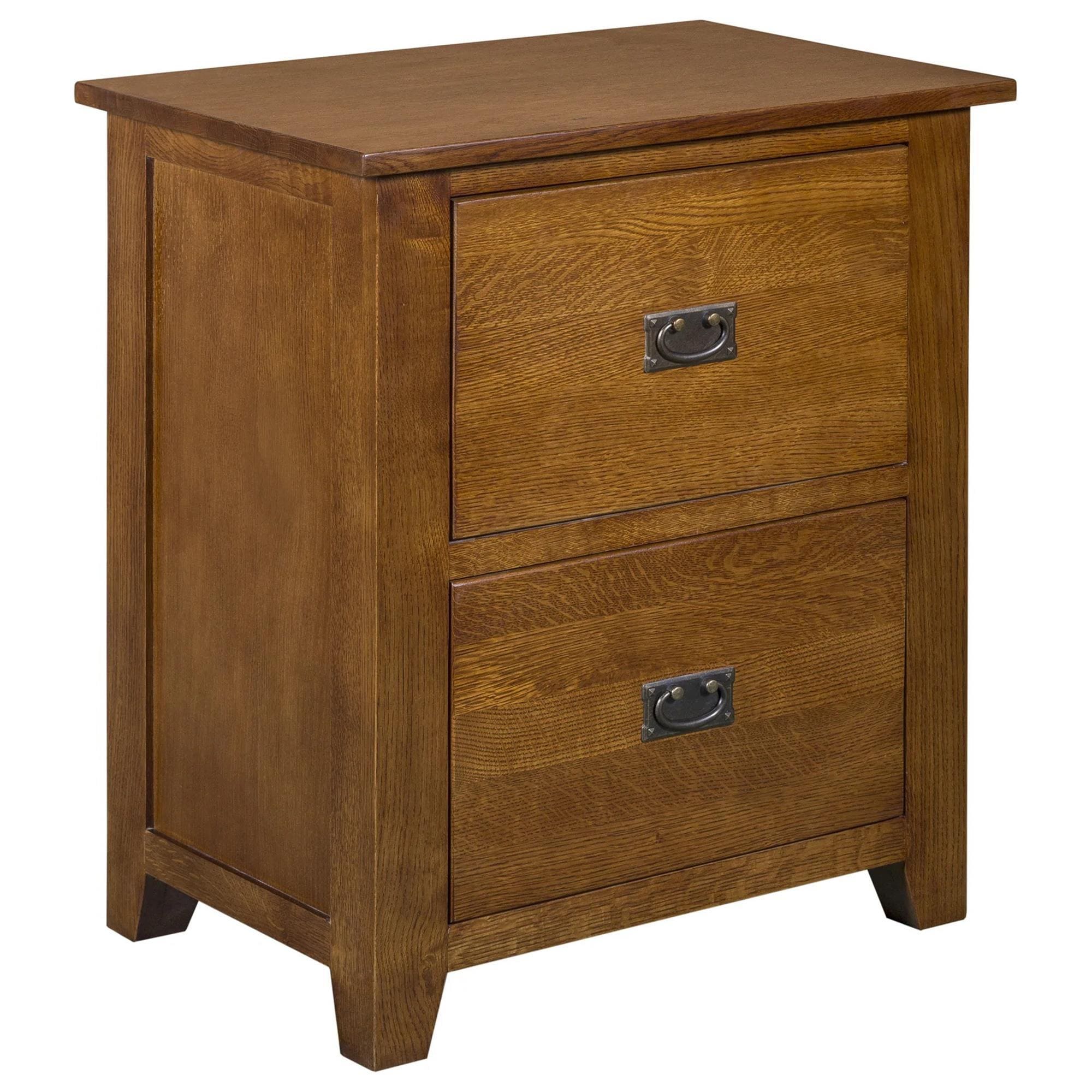 cherry 2 drawer file cabinet