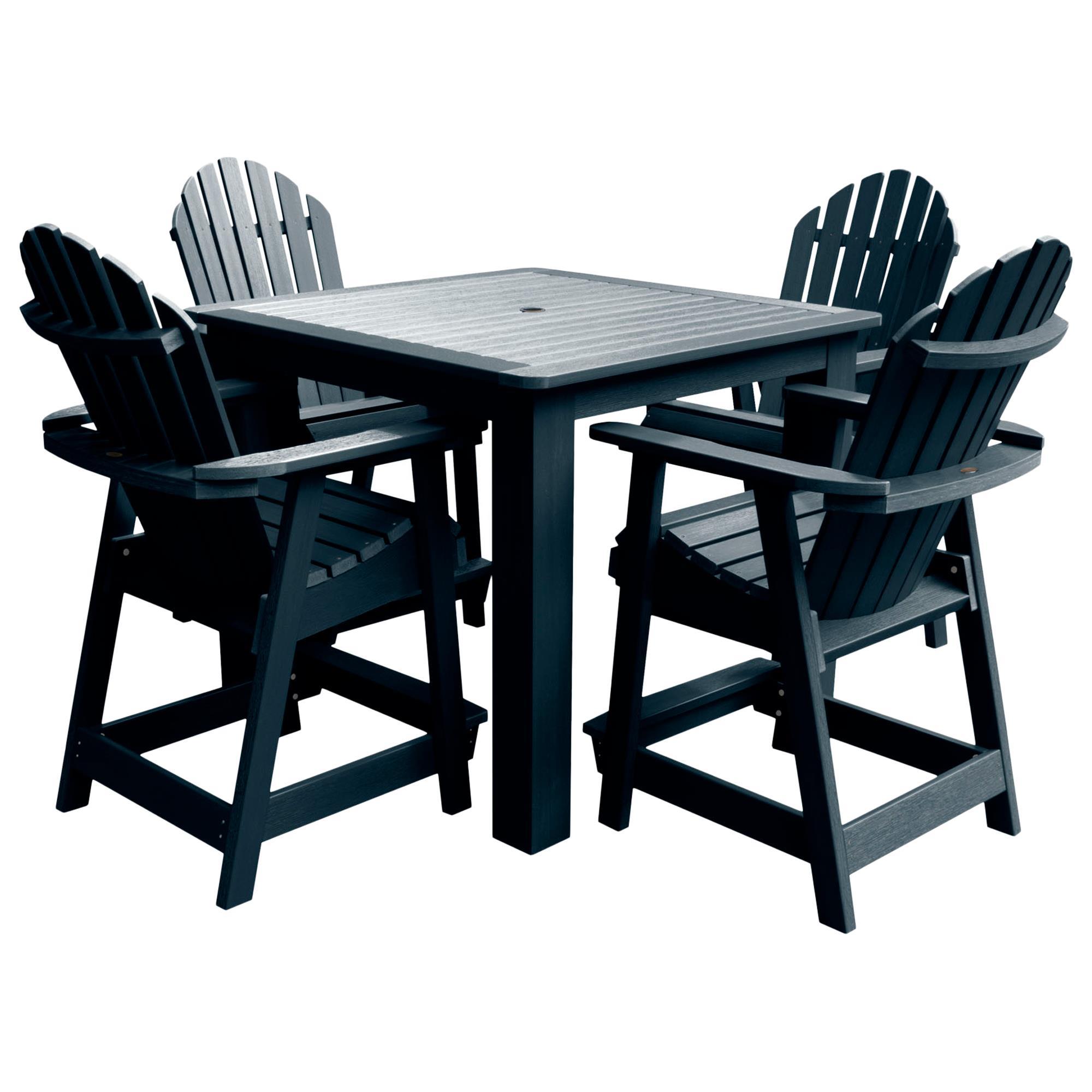 grey bistro table set