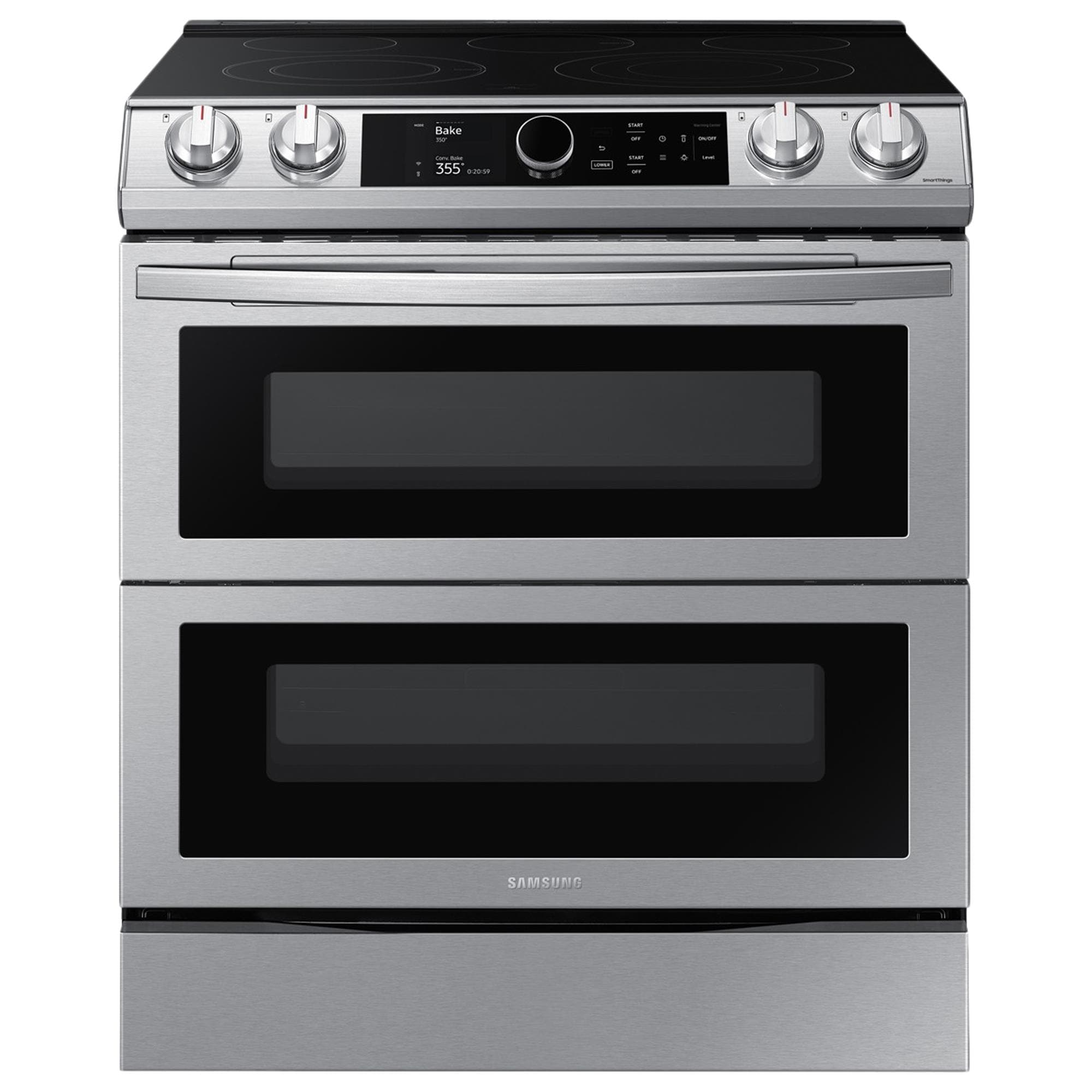 6.3 cu. ft. Smart Freestanding Electric Range with Flex Duo™, No