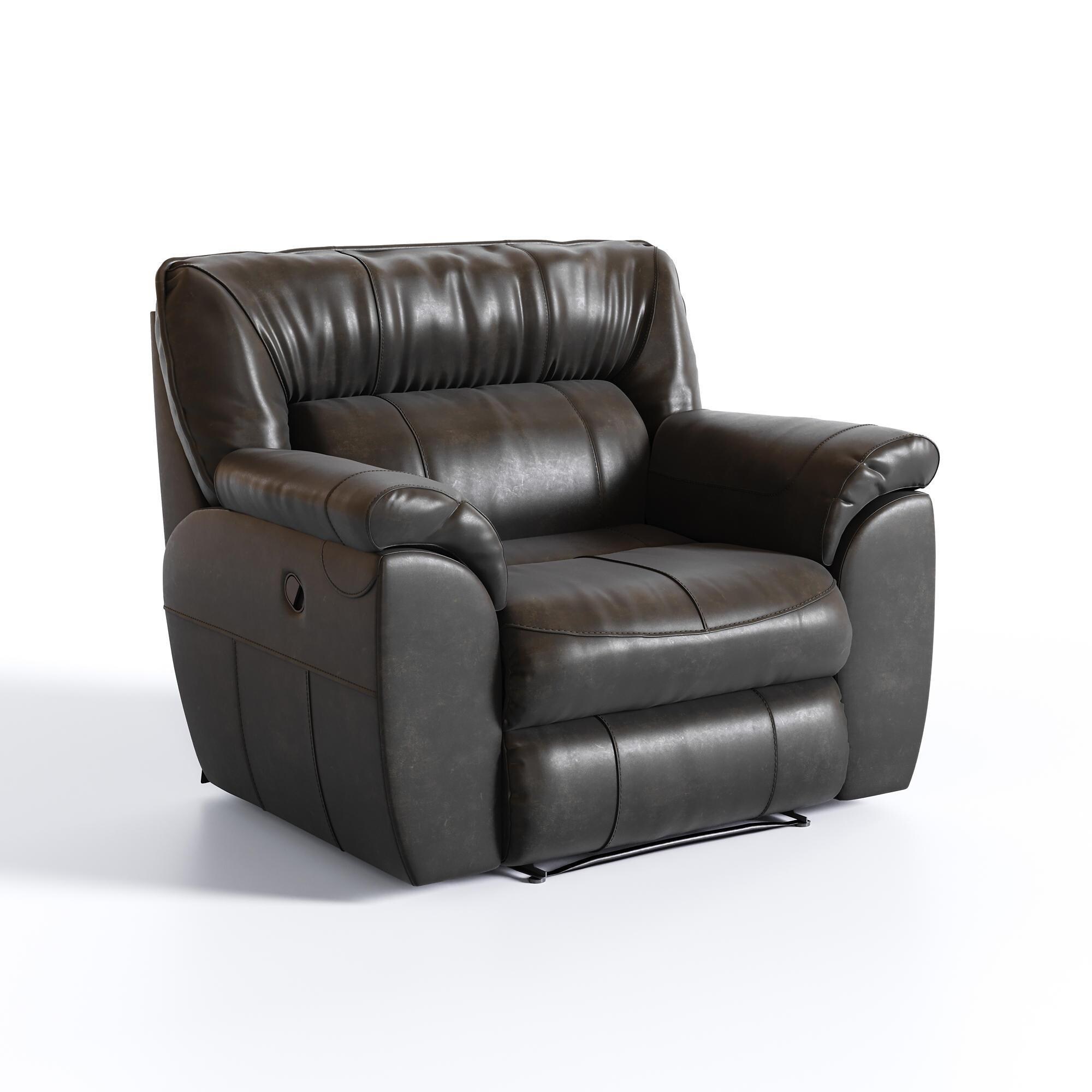 Portland Industries Extra Wide Cuddler Manual Recliner in in Godiva