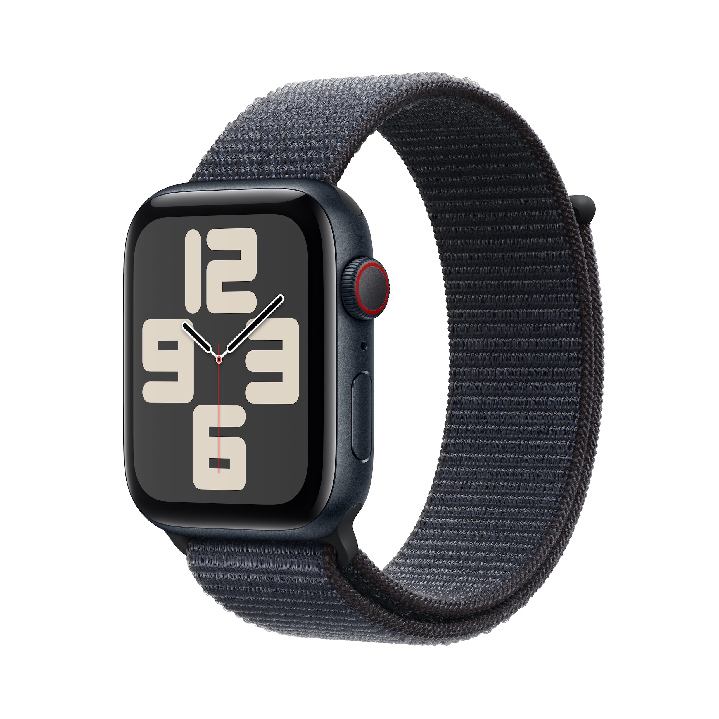 Apple Watch SE GPS + Cellular 40mm Midnight Aluminum Case with Ink Sport  Loop | Shop NFM