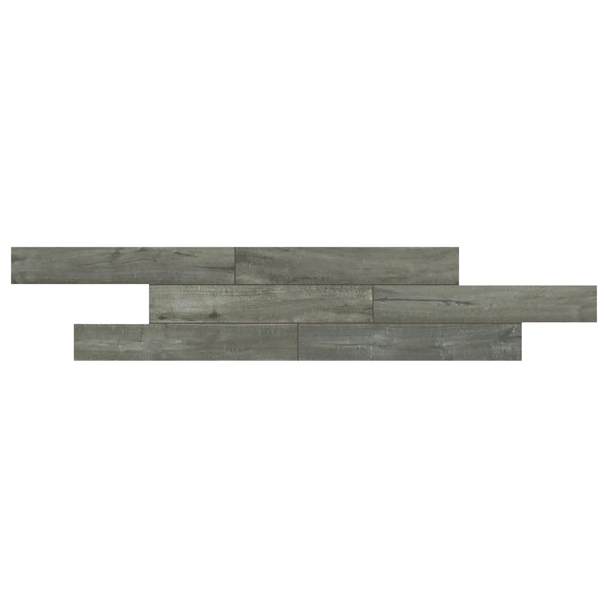 Other Vicinity Gray Brown 6" x 36" Porcelain Tile | Nebraska Furniture Mart