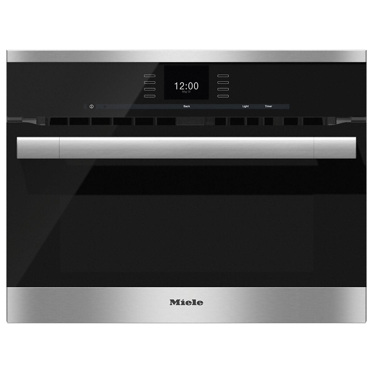 Miele 24" Speed Oven in Black and Stainless Steel | Nebraska Furniture Mart