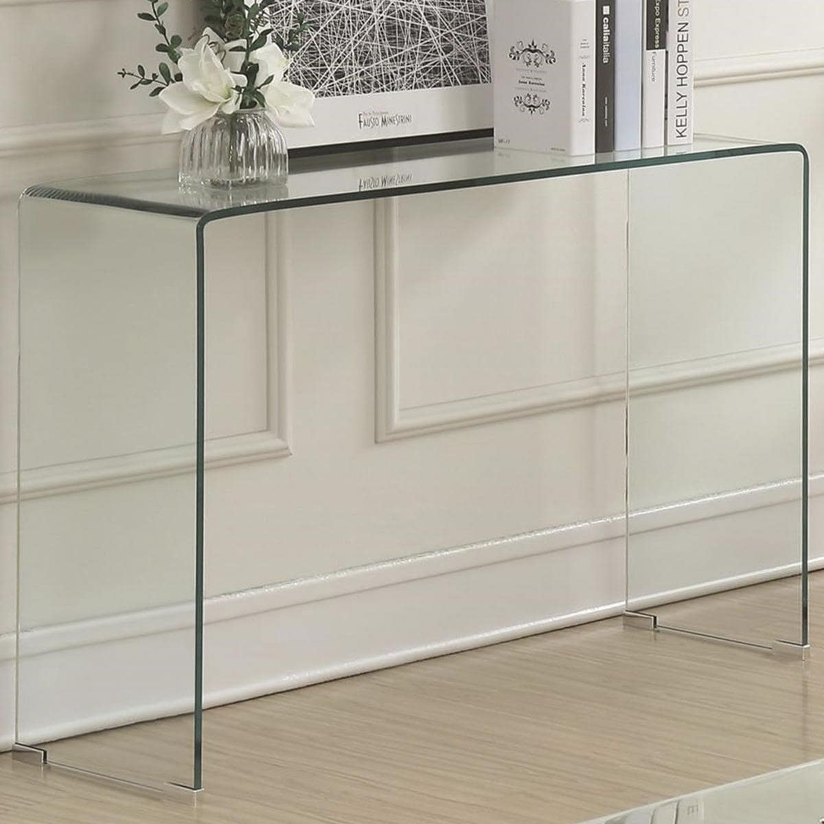 Pacific Landing Clear Acrylic Sofa Table | NFM