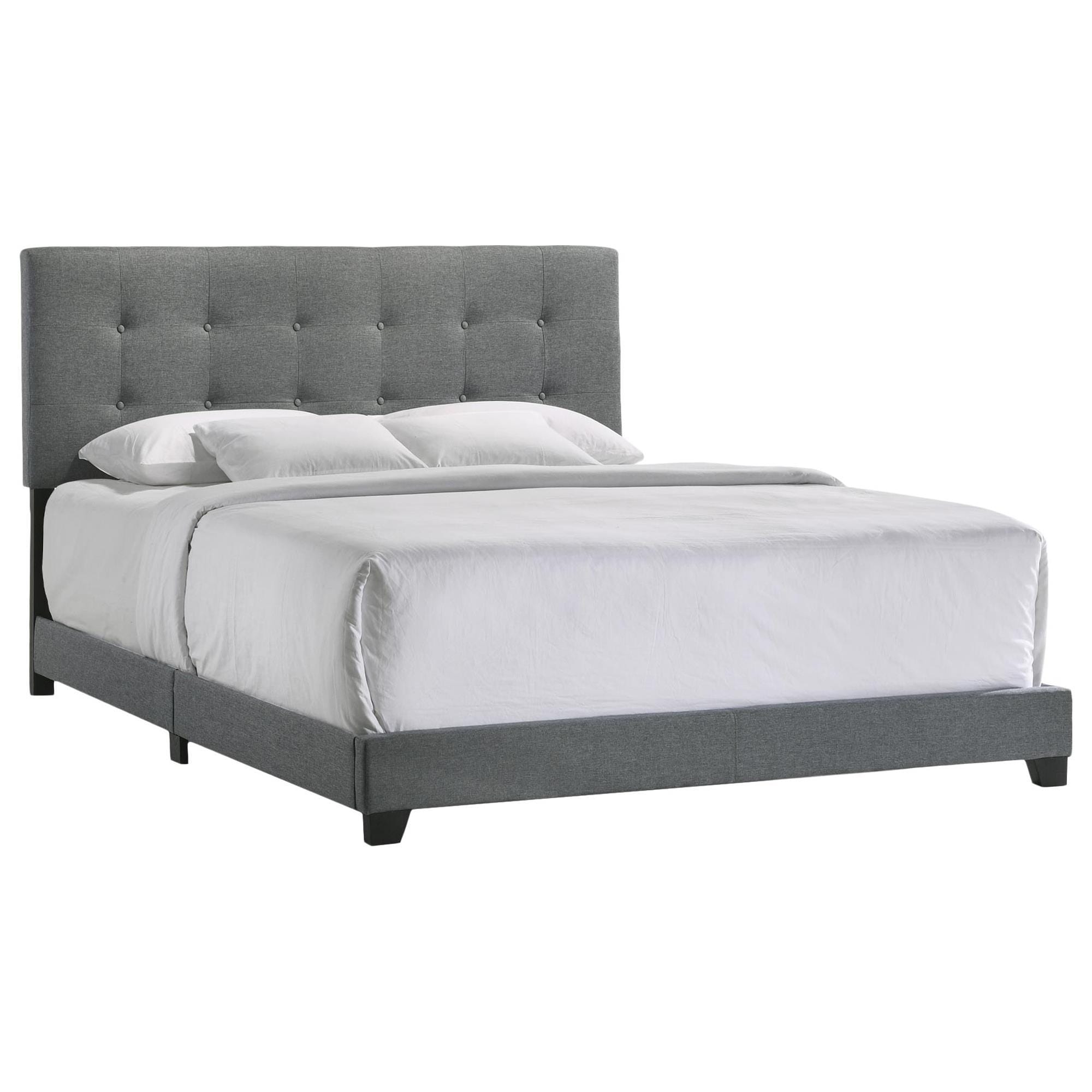 Hawthorne Furniture Addyson Upholstered King Bed in Gunmetal | NFM