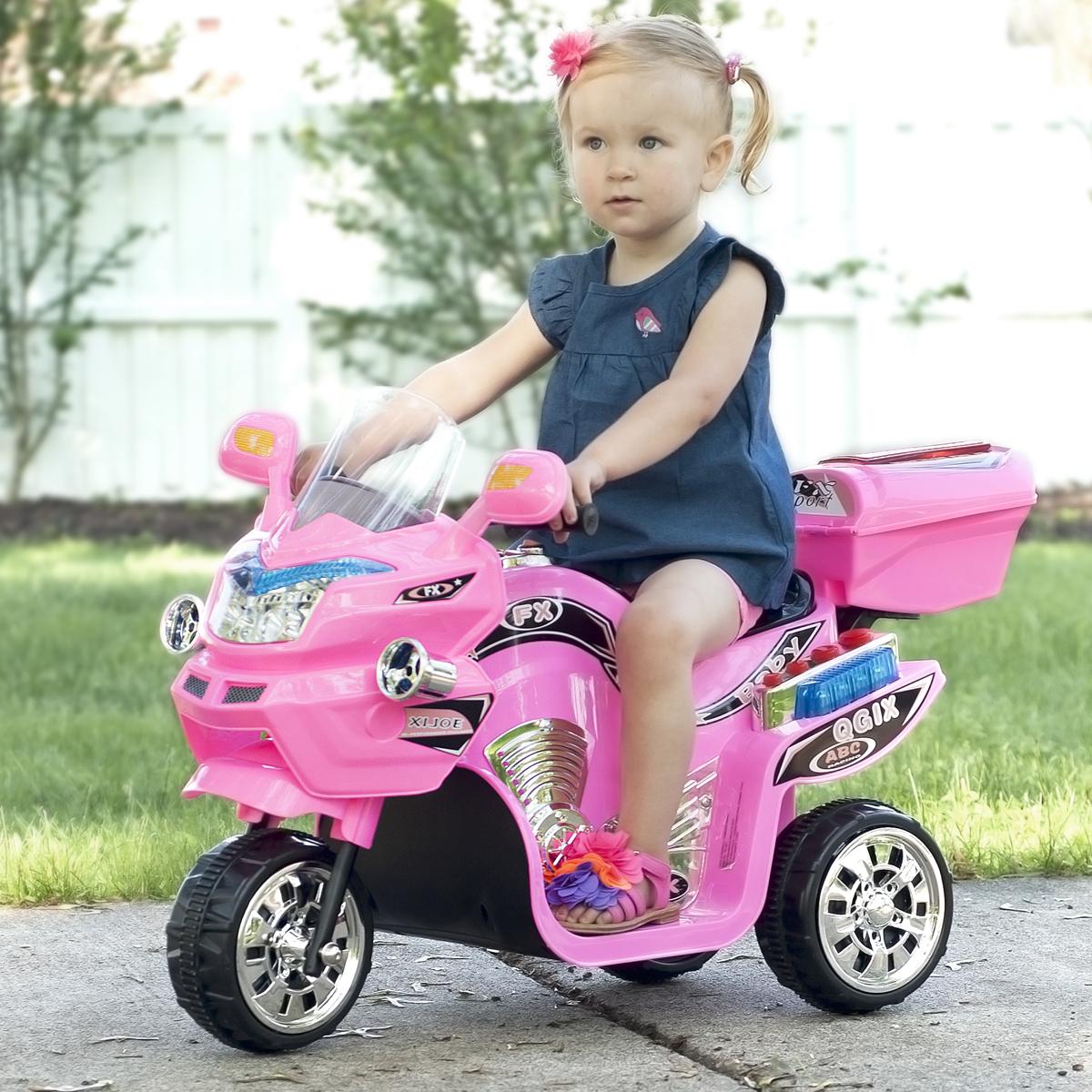 Timberlake Lil Rider 3 Wheel Battery Powered FX Sport Bike in Pink NFM