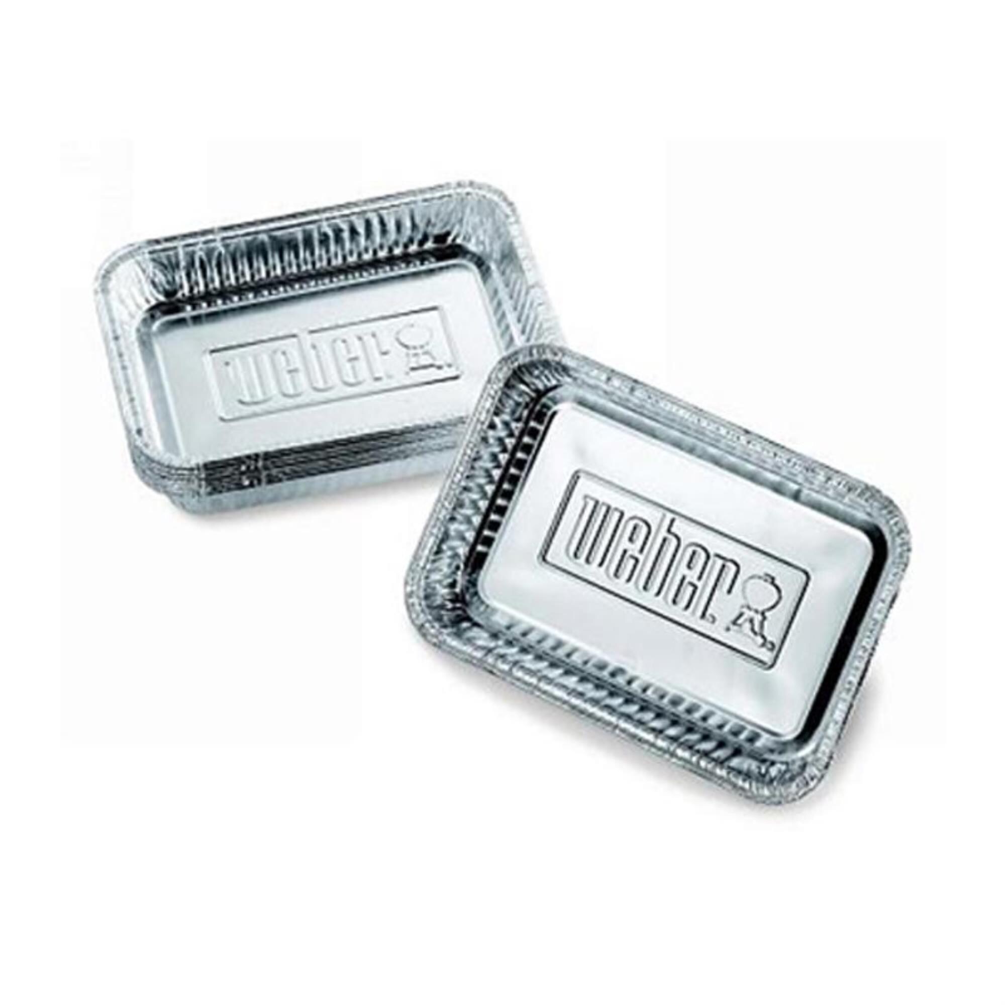 Aluminum Foil Grill Drip Pans -Bulk Pack of Durable Grill Trays Disposable BBQ Grease Pans Compatible with Made Also Great for Baking, Roasting 