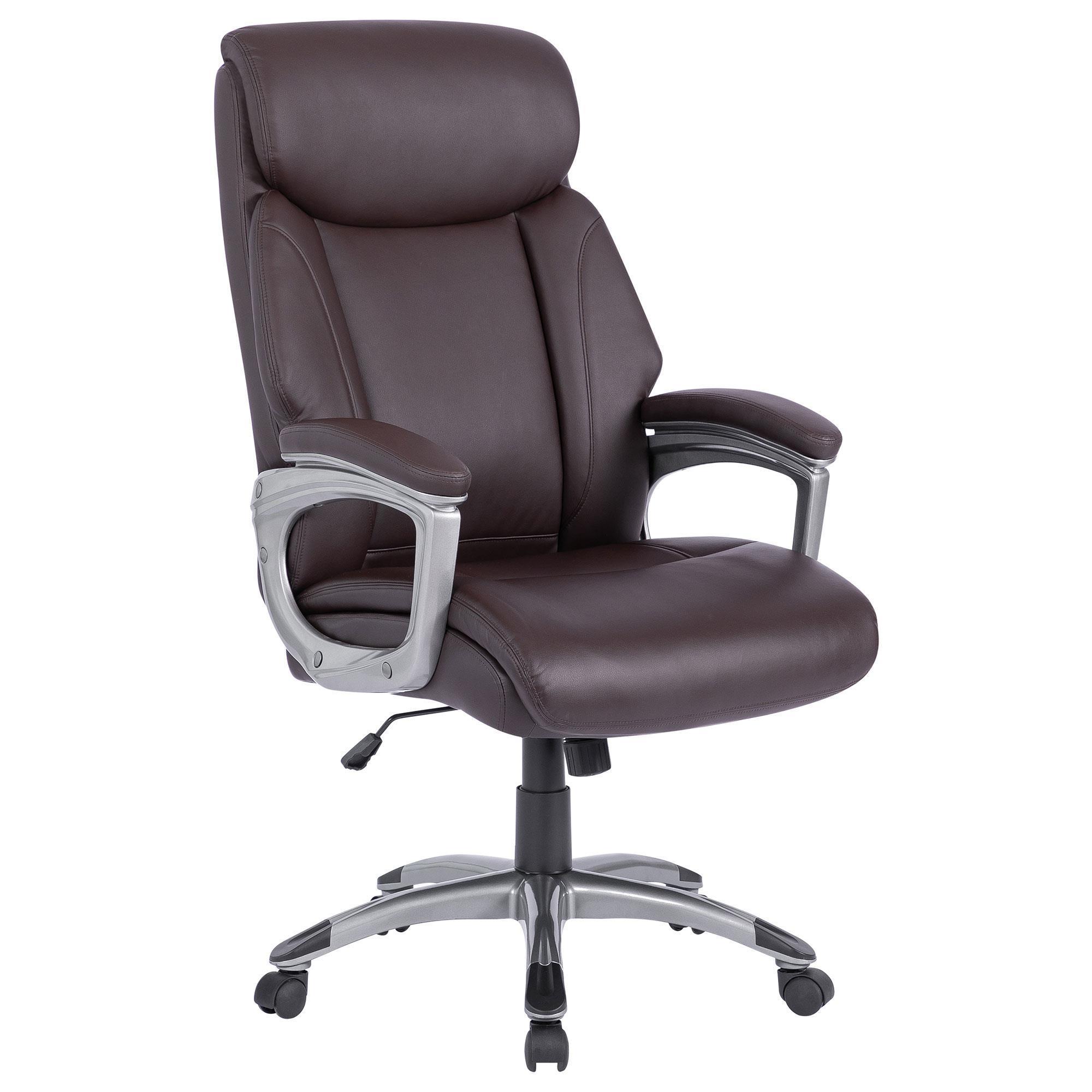 New Era Holding Group LTD Executive Desk Chair in Brown | NFM