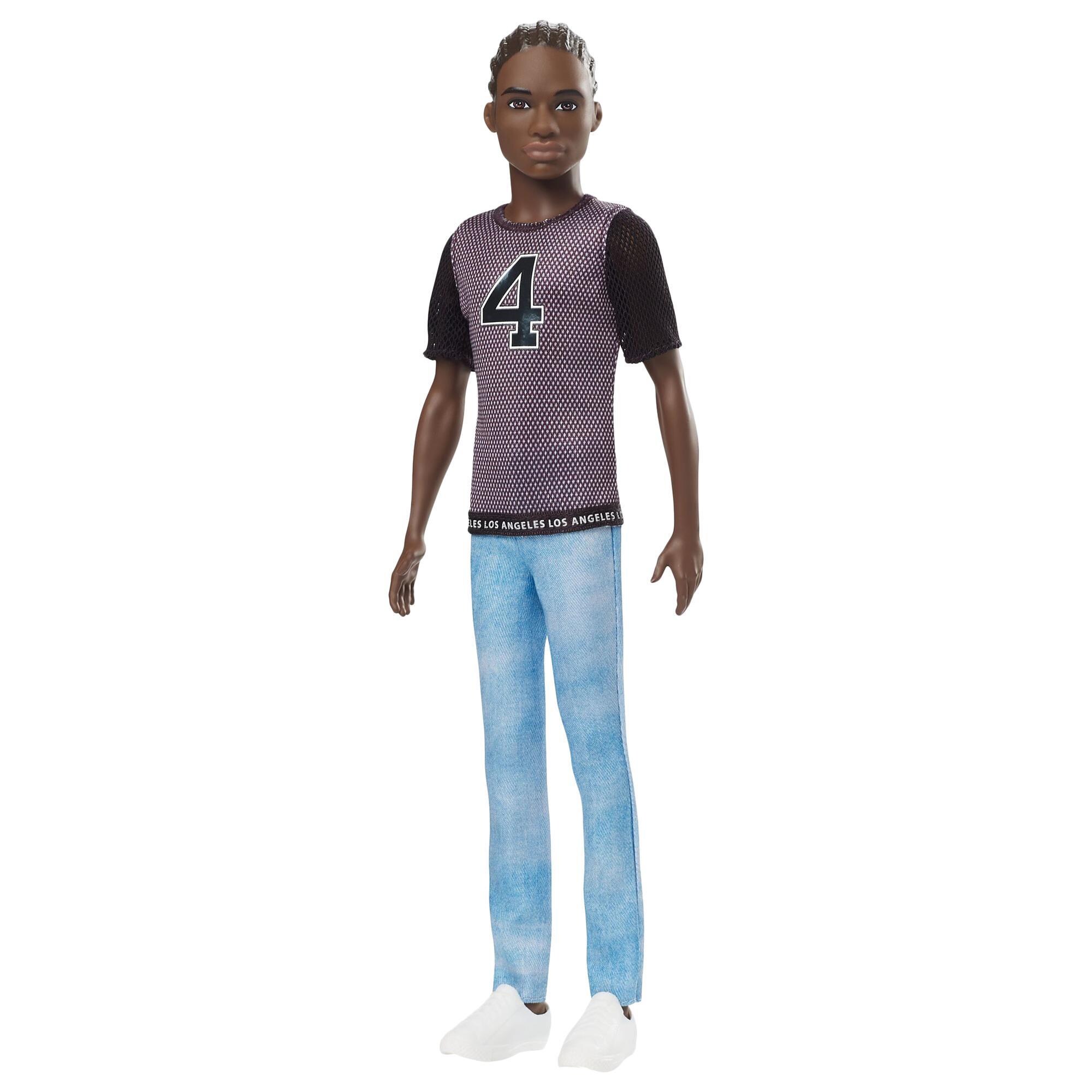 Barbie Ken Fashionistas Doll Wearing Team-Inspired T-Shirt | Nebraska ...