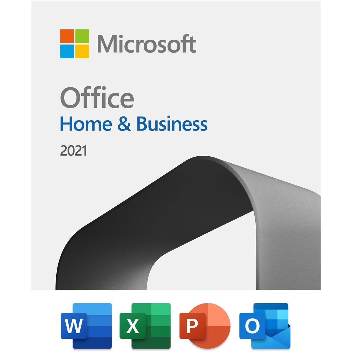 Microsoft Office Home & Business 2021 | One-time purchase for 1 PC or Mac |  Download (Digital Code in Box) | NFM