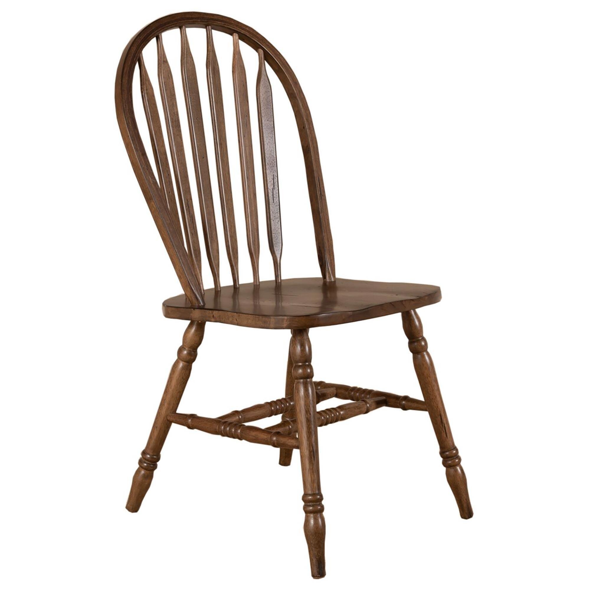 carolina crossing antique honey finish windsor dining chair