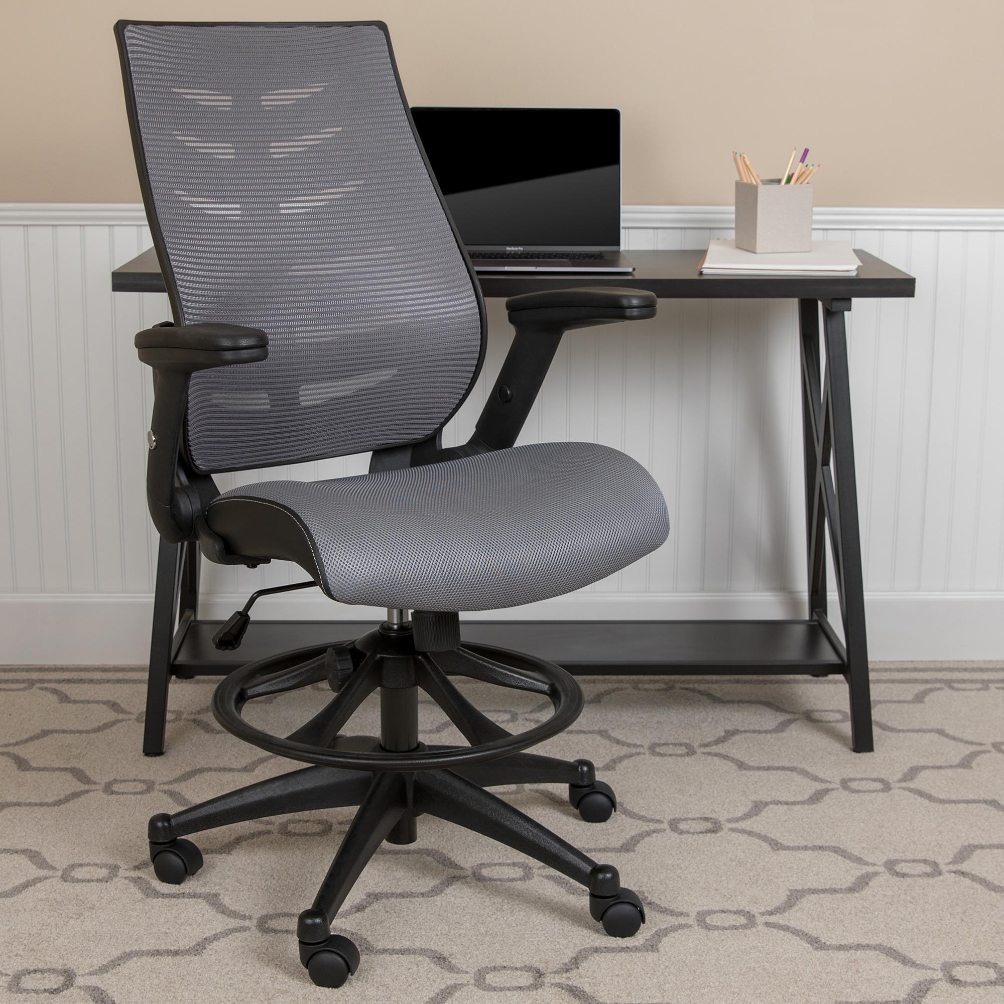 gray drafting chair