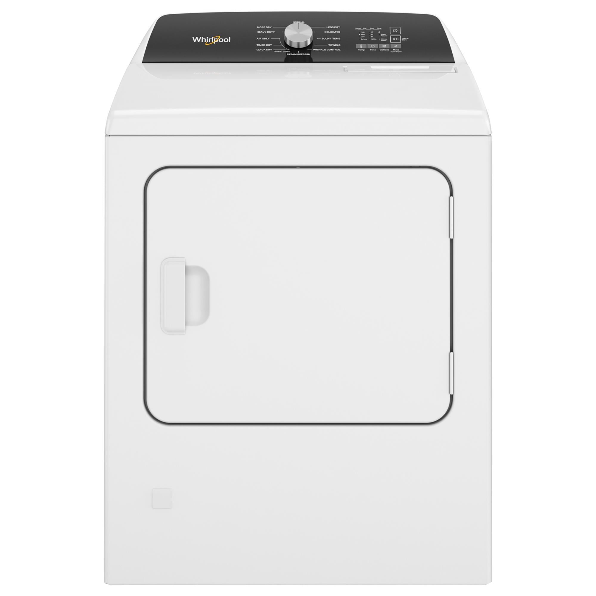 Whirlpool 7 Cu. Ft. Capacity Gas Dryer with Steam in White Nebraska