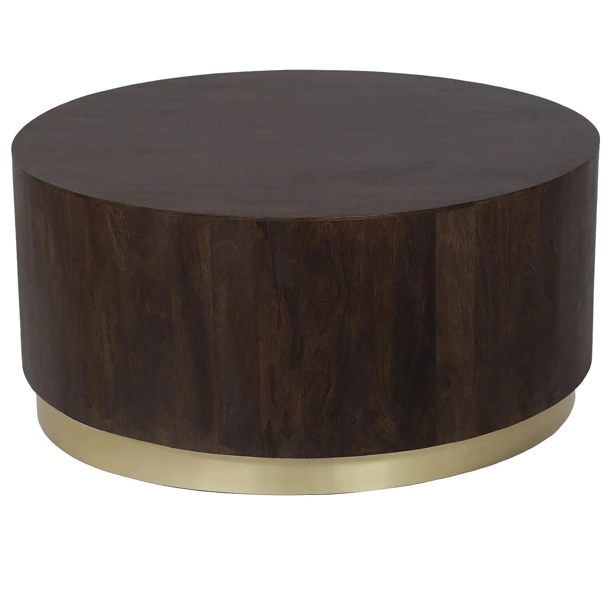 37B Form Coffee Table in Coffee and Brass Shop NFM