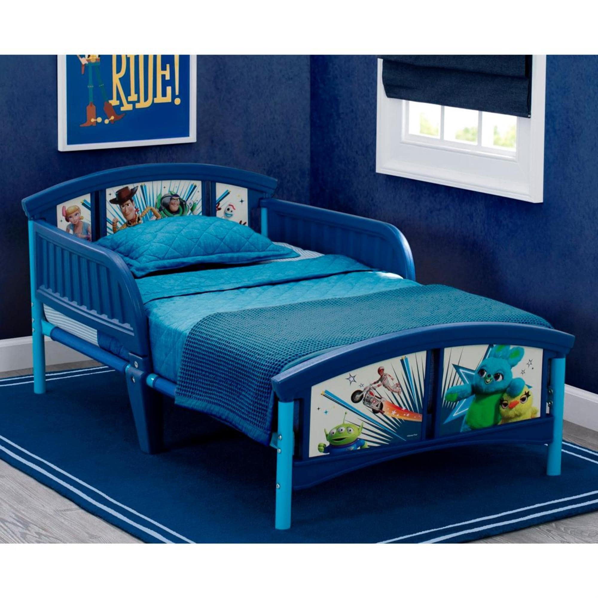 Delta Toy Story 4 Toddler Bed In Blue Nebraska Furniture Mart