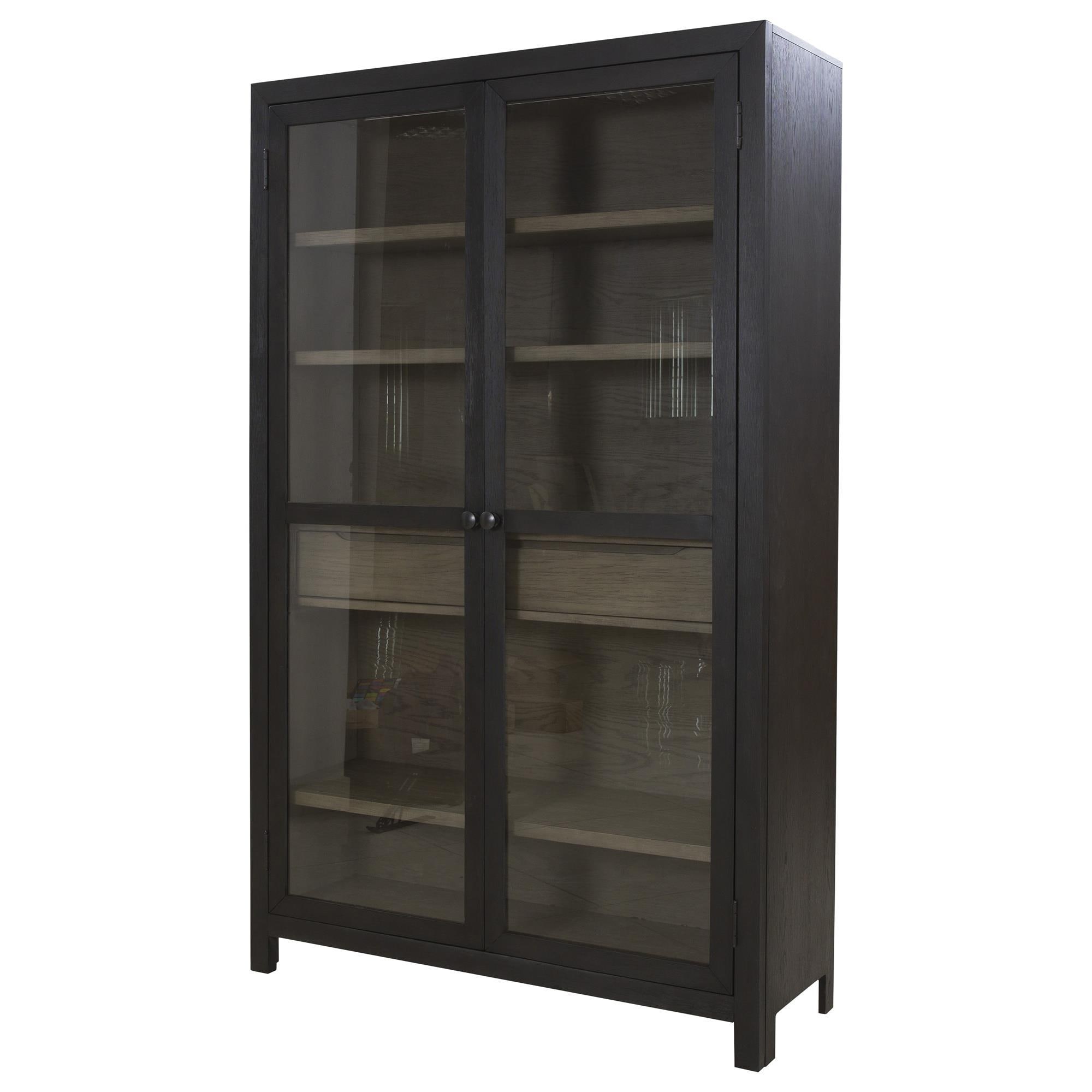 ClickDecor Nelson Storage Cabinet Dark Gray