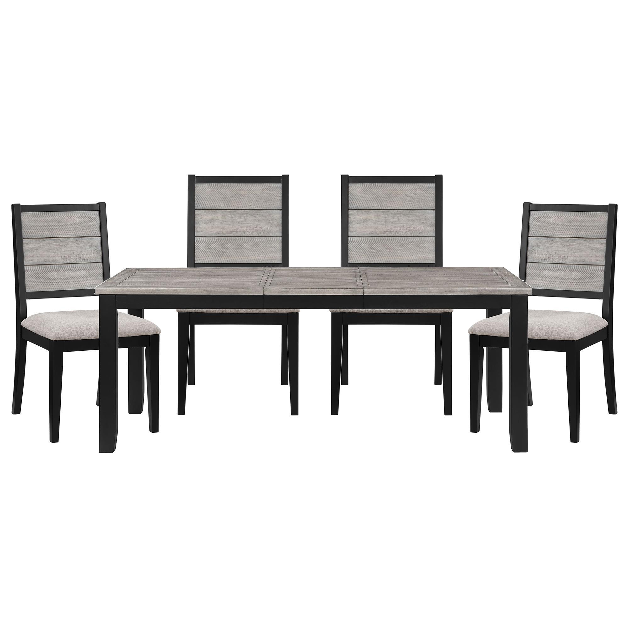 Pacific Landing Elodie 5-Piece Dining Set in Grey | NFM