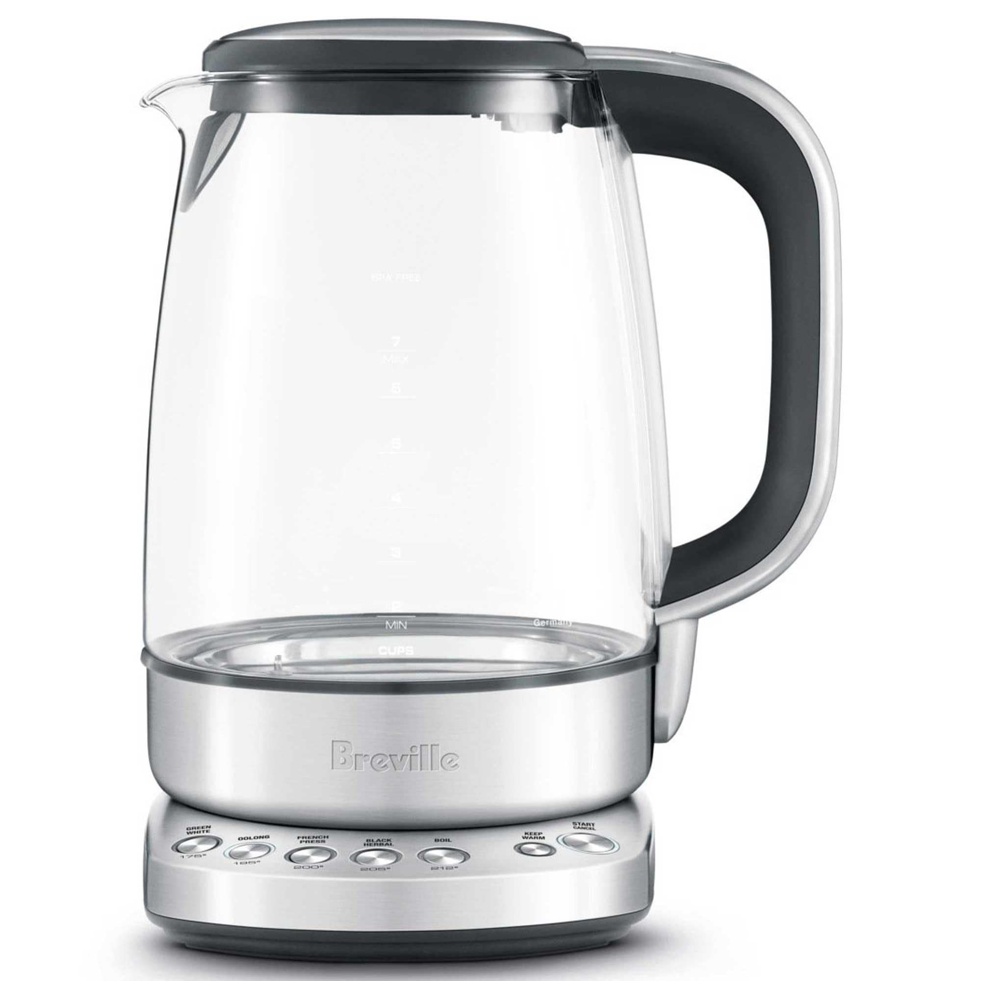 New Breville Stainless Steel/Plastic Soft Top Pure Kettle / Auto