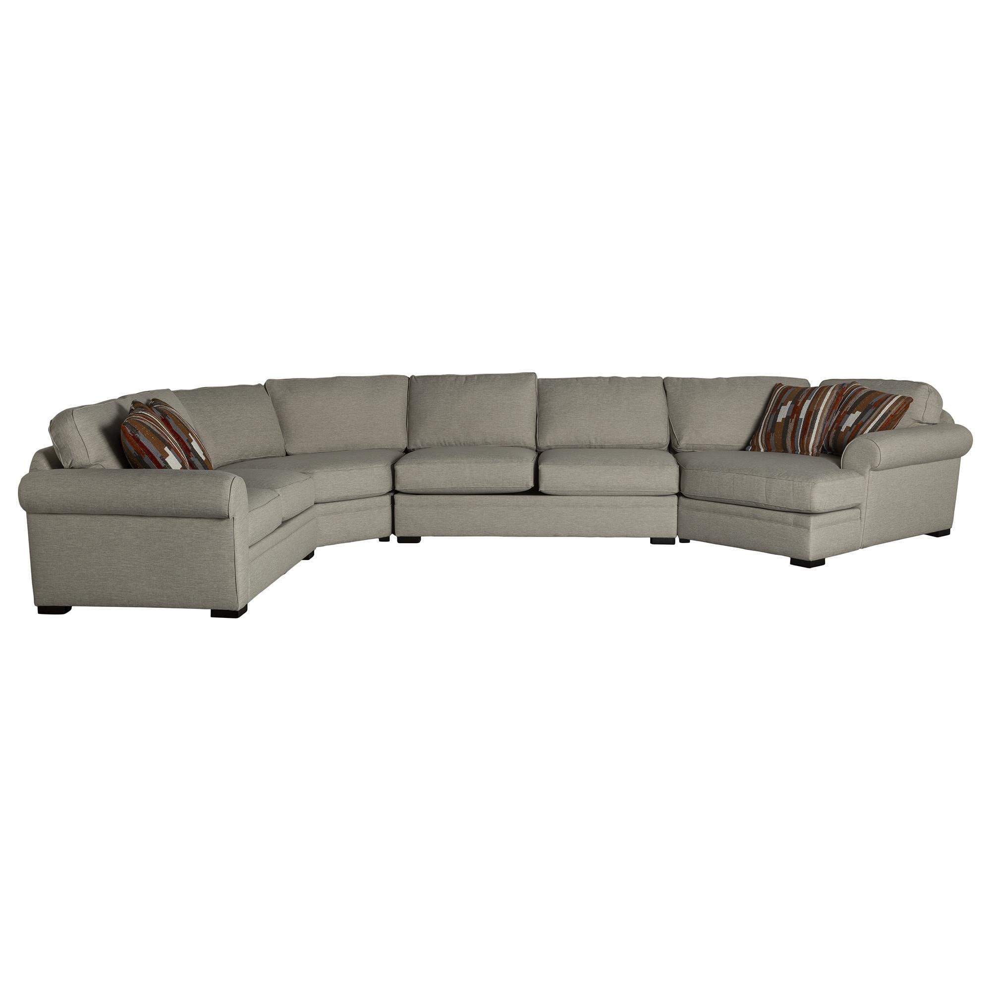 Jonathan Louis Orion 4Piece Stationary Curved Sectional in Thrillist