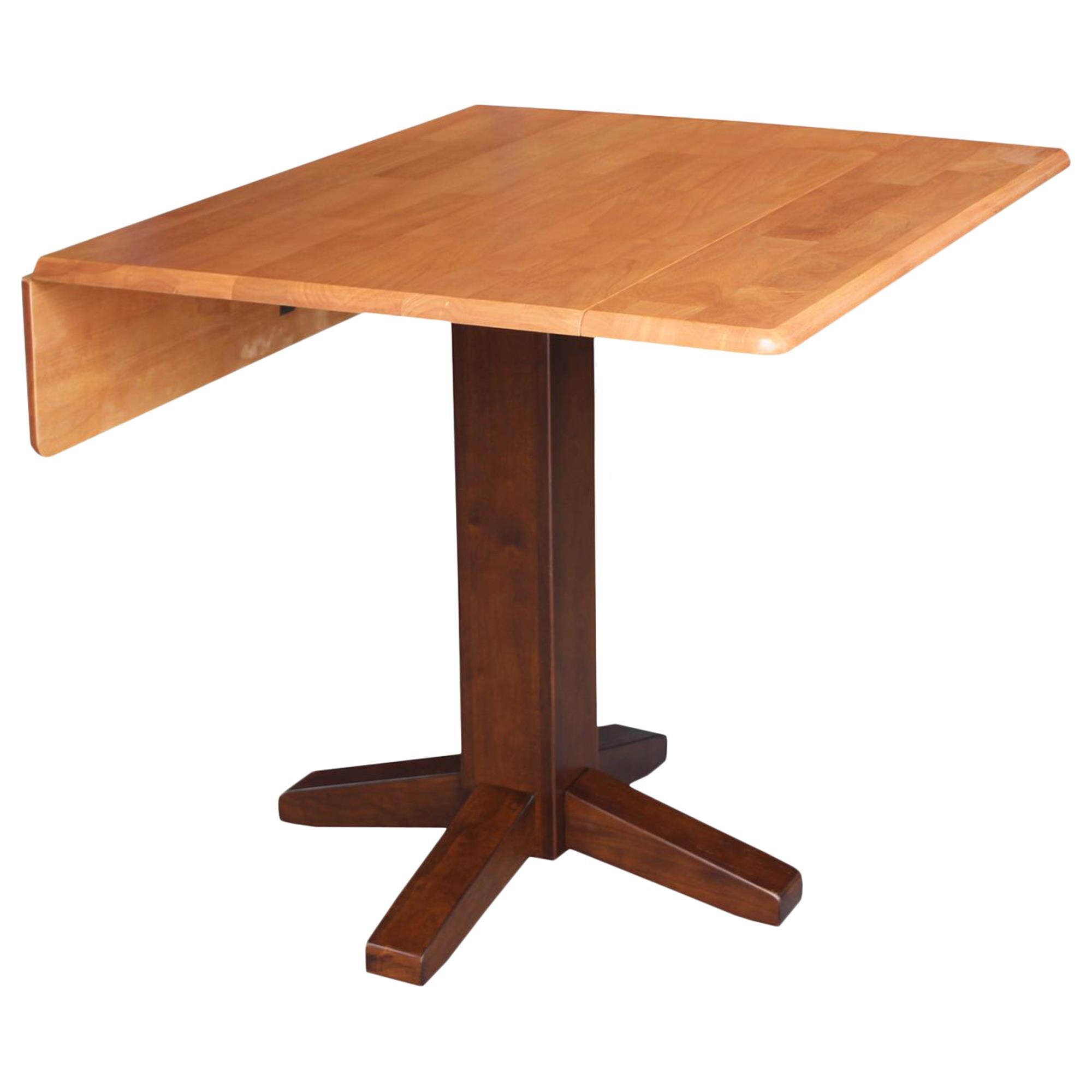 36 drop leaf pedestal table