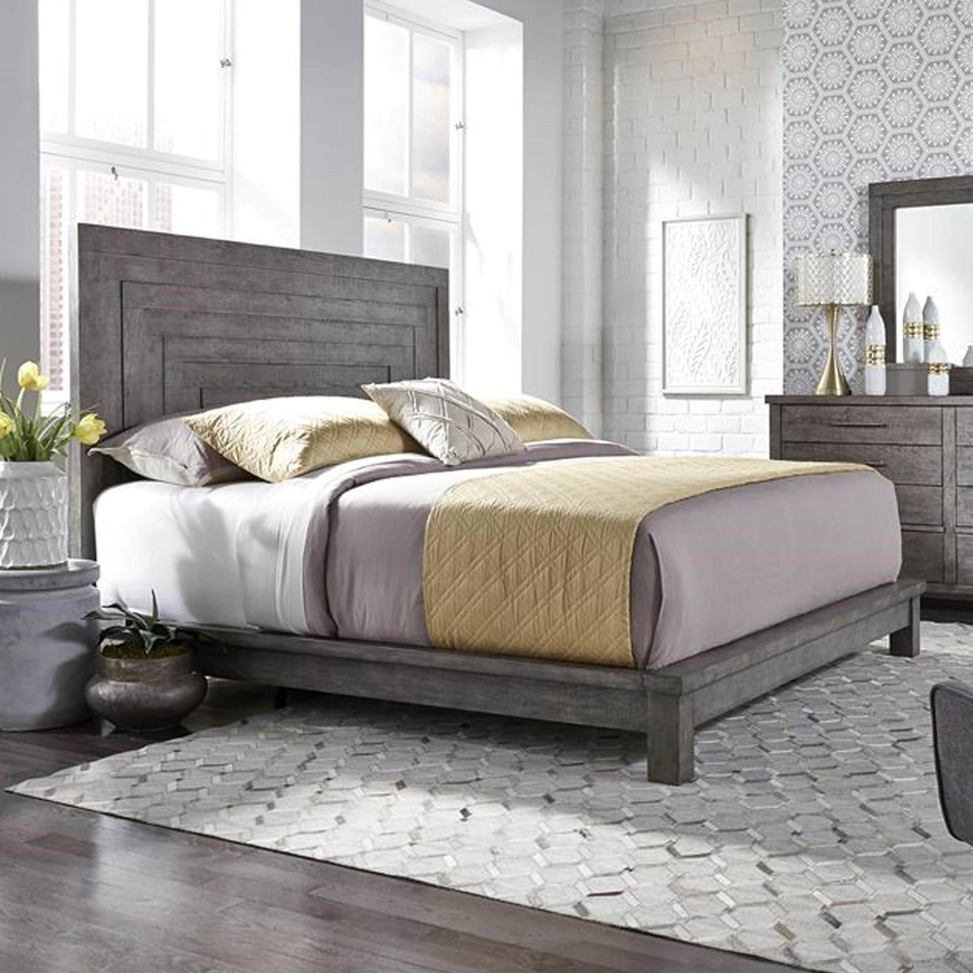 Farmhouse Platform Bed King : Better Homes Amp Gardens Modern Farmhouse ...