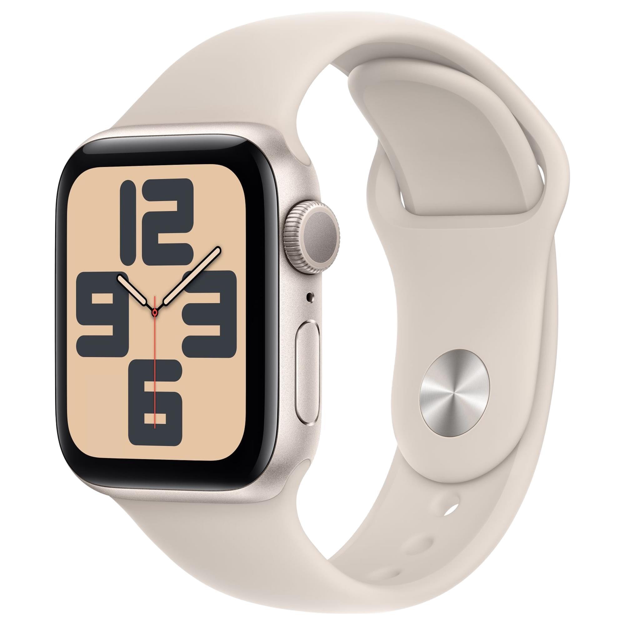 Apple Watch SE GPS 40mm Starlight Aluminum Case with Starlight