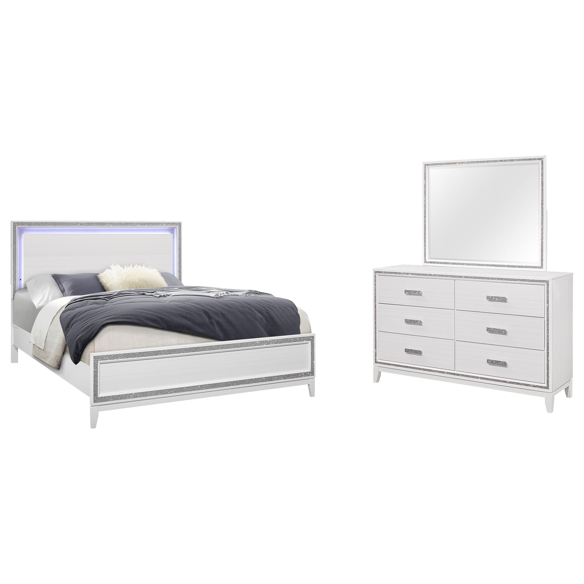 Nina Premium Bedroom Set (King size)-Buy ($1932) in a modern