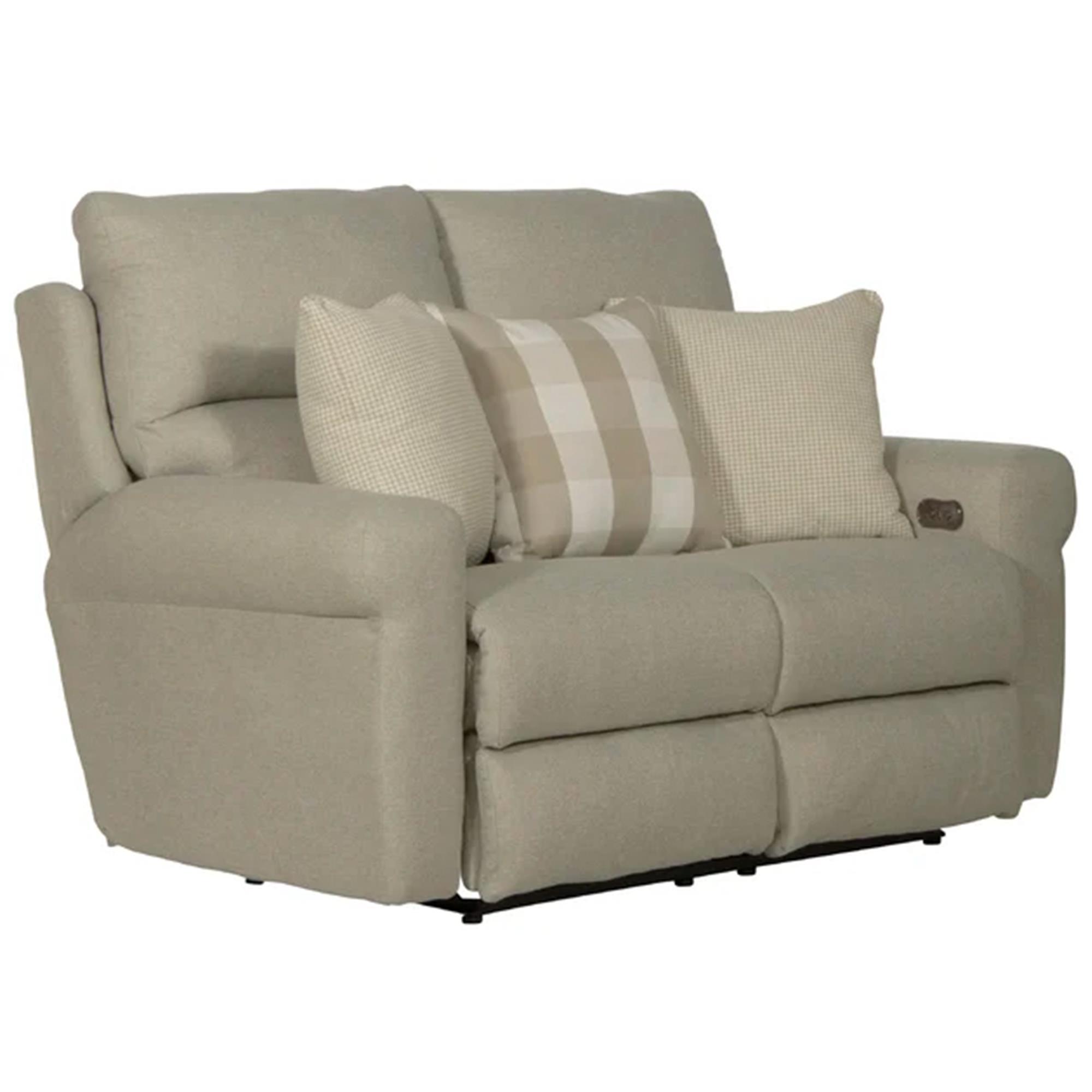 Catnapper Westport Power Reclining Loveseat in Cement | Shop NFM