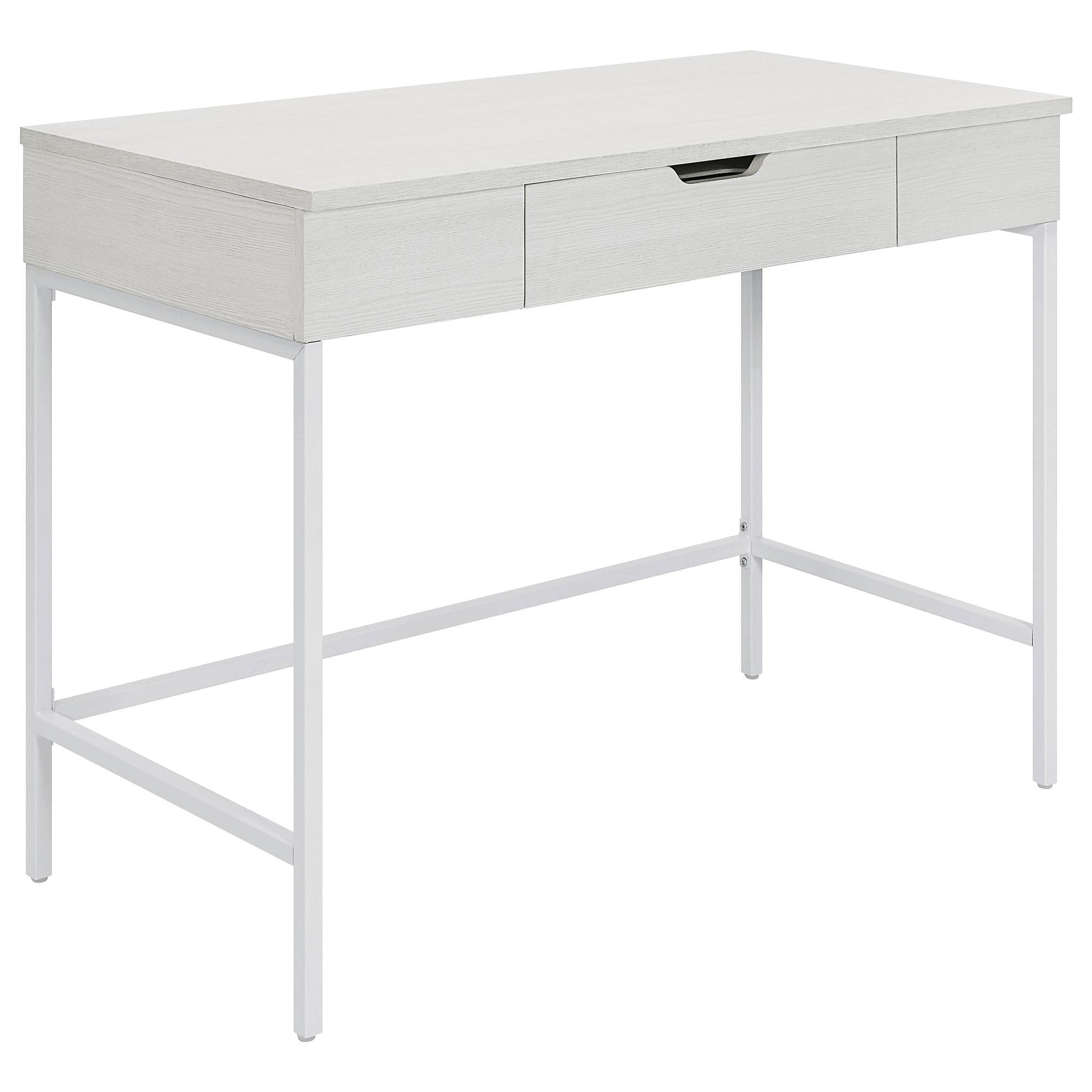 OSP Home Contempo Sit-To-Stand Adjustable Height Desk in White Oak | NFM