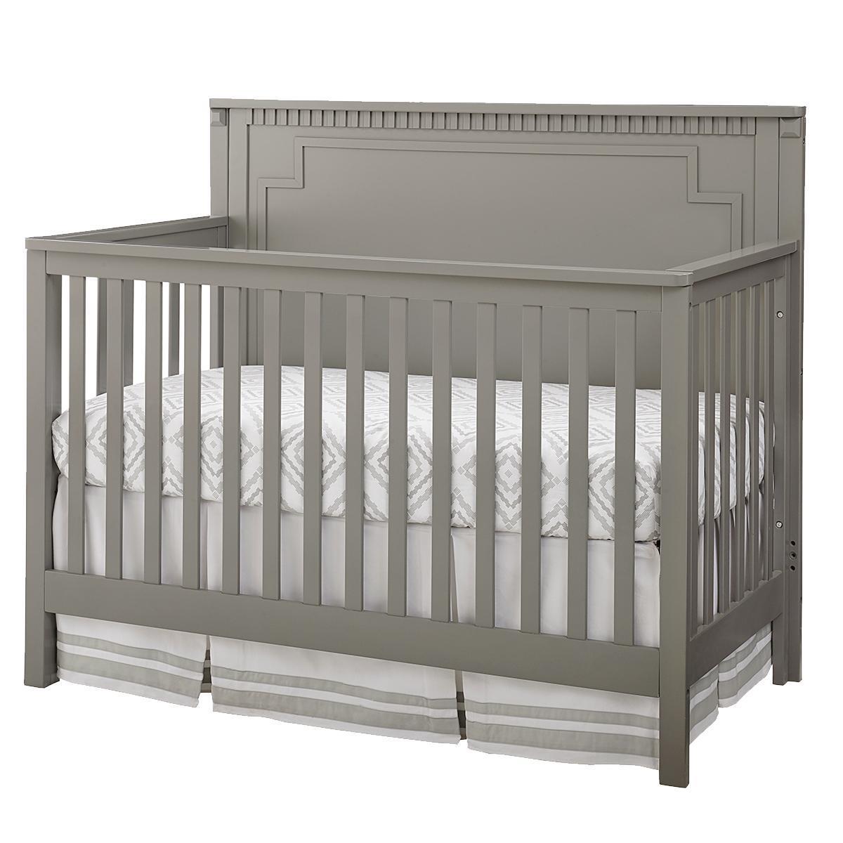 Eastern Shore Emery Panel Convertible Crib in Gray NFM