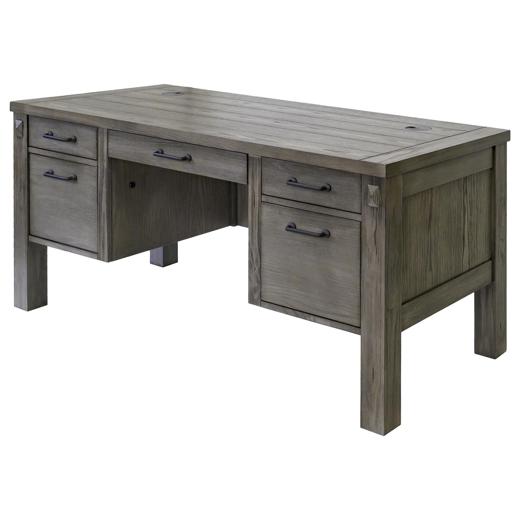 Belmont Desk | Small Pedestal Desks in Home Office Furniture and Decor