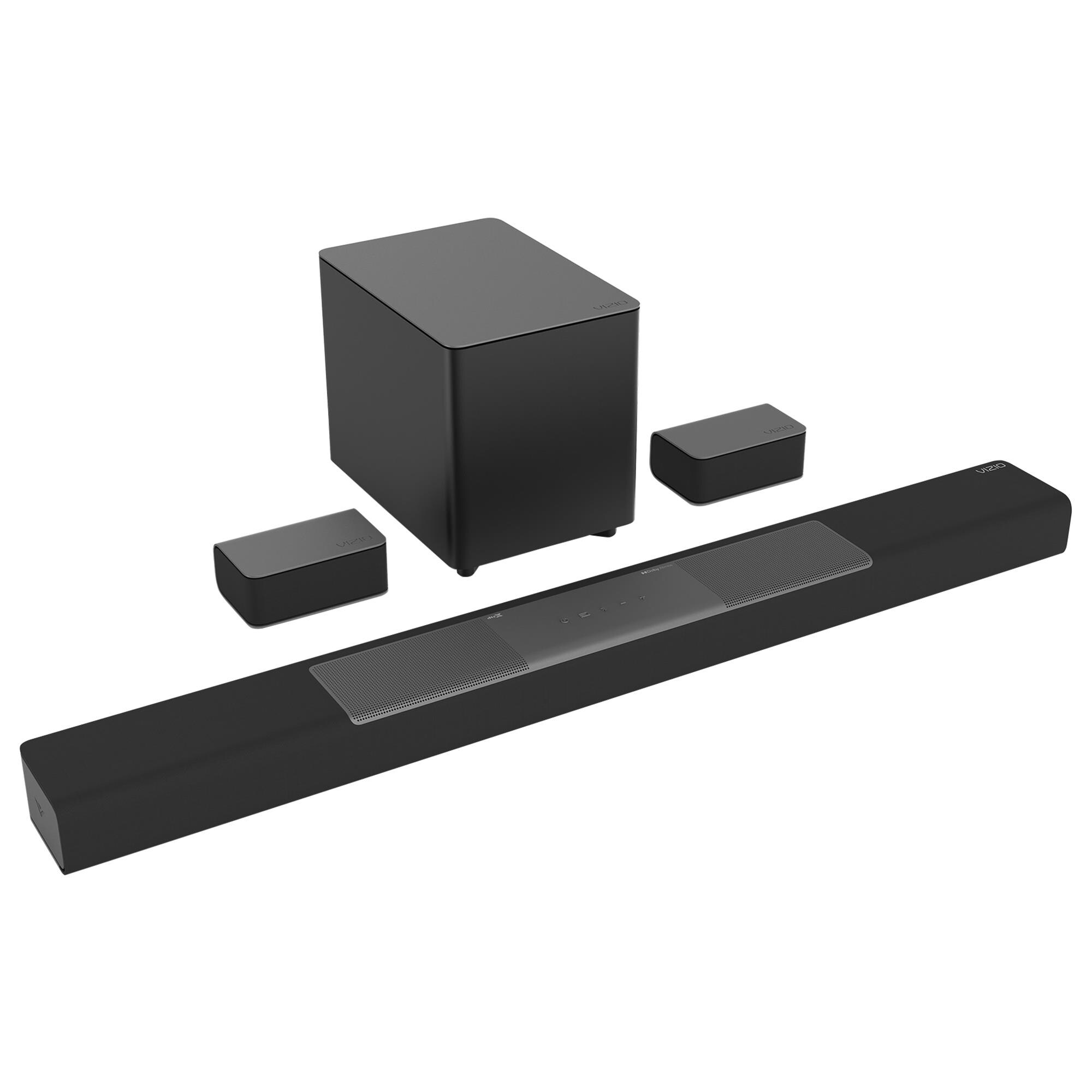 Vizio M Series 5 1 2 Home Theater Sound Bar With Dolby Atmos And Dts X M512a H6 In Dark Charcoal Nebraska Furniture Mart